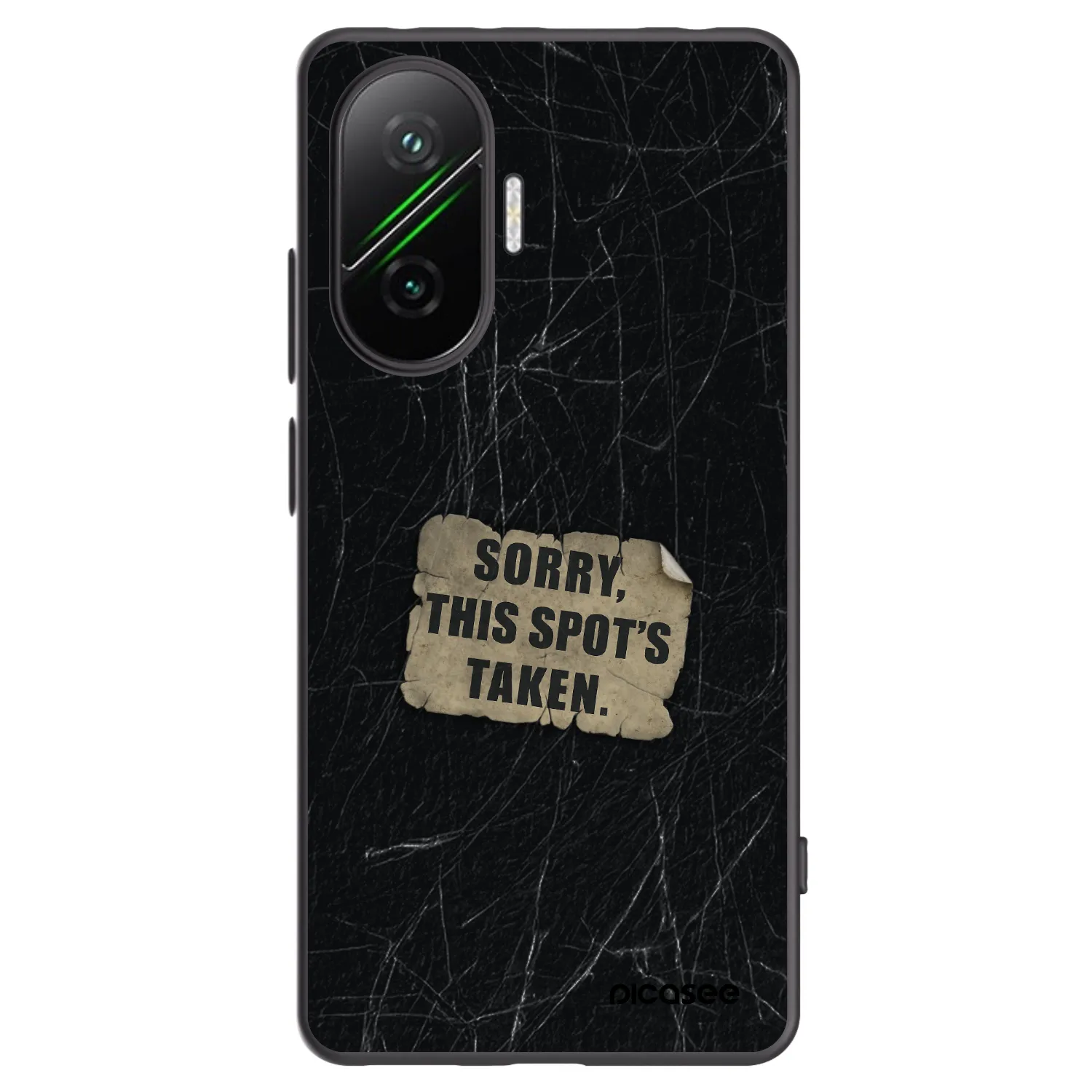Silikónový čierny obal pre Xiaomi Poco F7 Pro 5G - SORRY