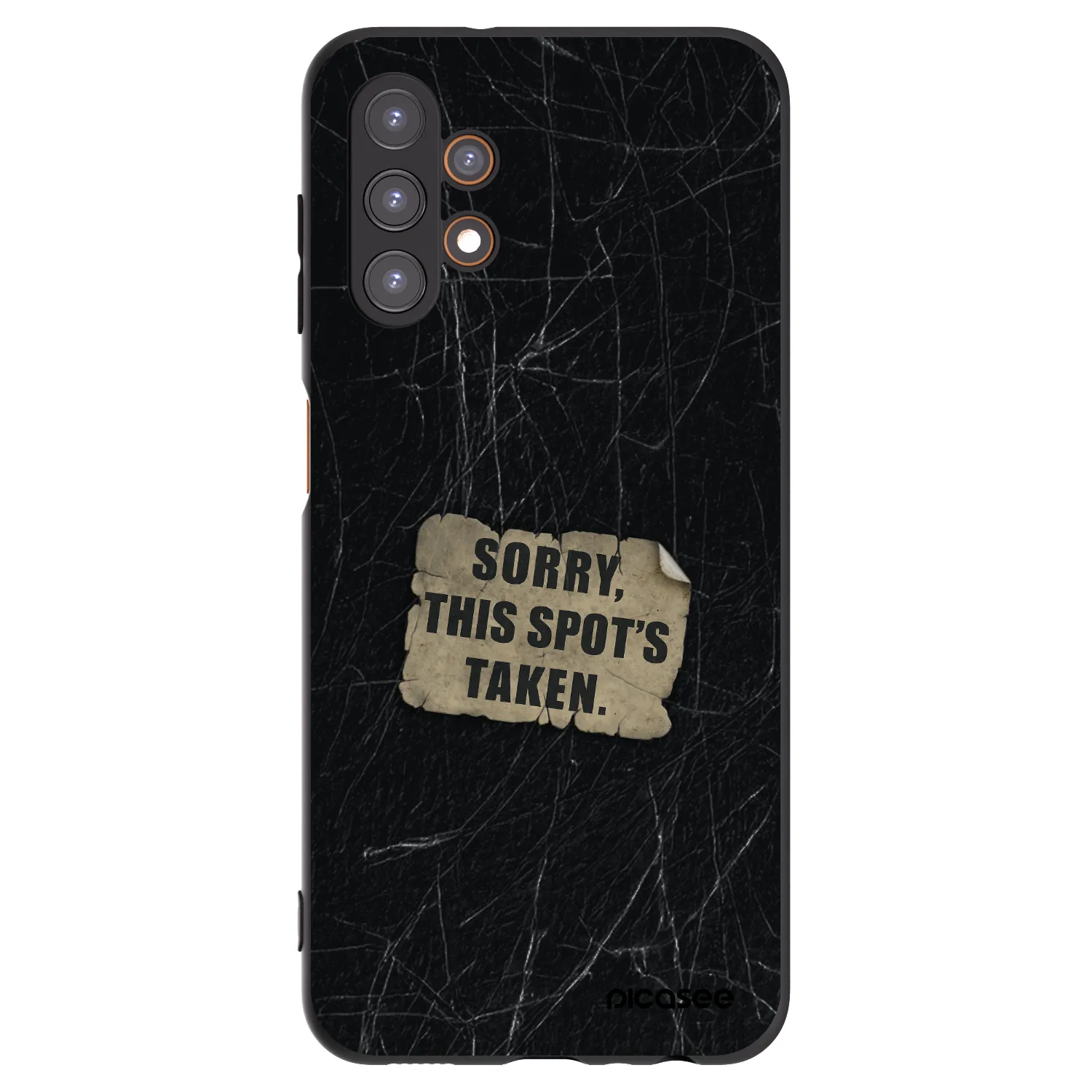 Picasee silikónový čierny obal pre Samsung Galaxy A13 5G - SORRY