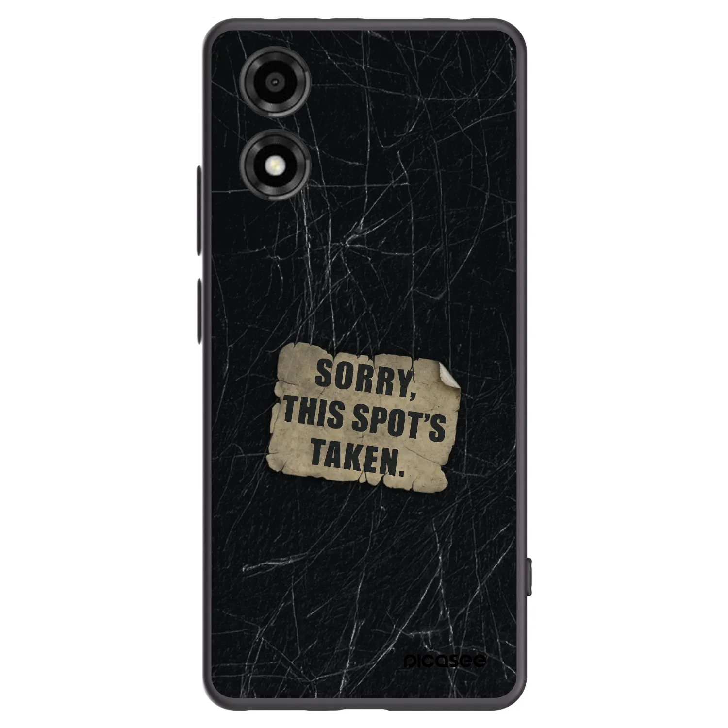 Picasee silikónový čierny obal pre Motorola Moto E14 - SORRY