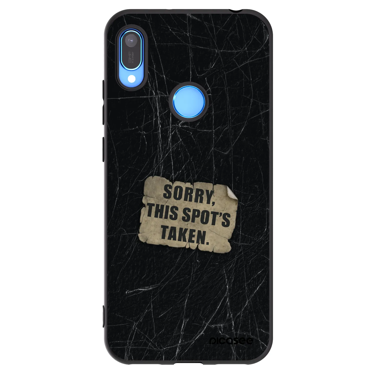 Picasee silikónový čierny obal pre Huawei Y6 2019 - SORRY