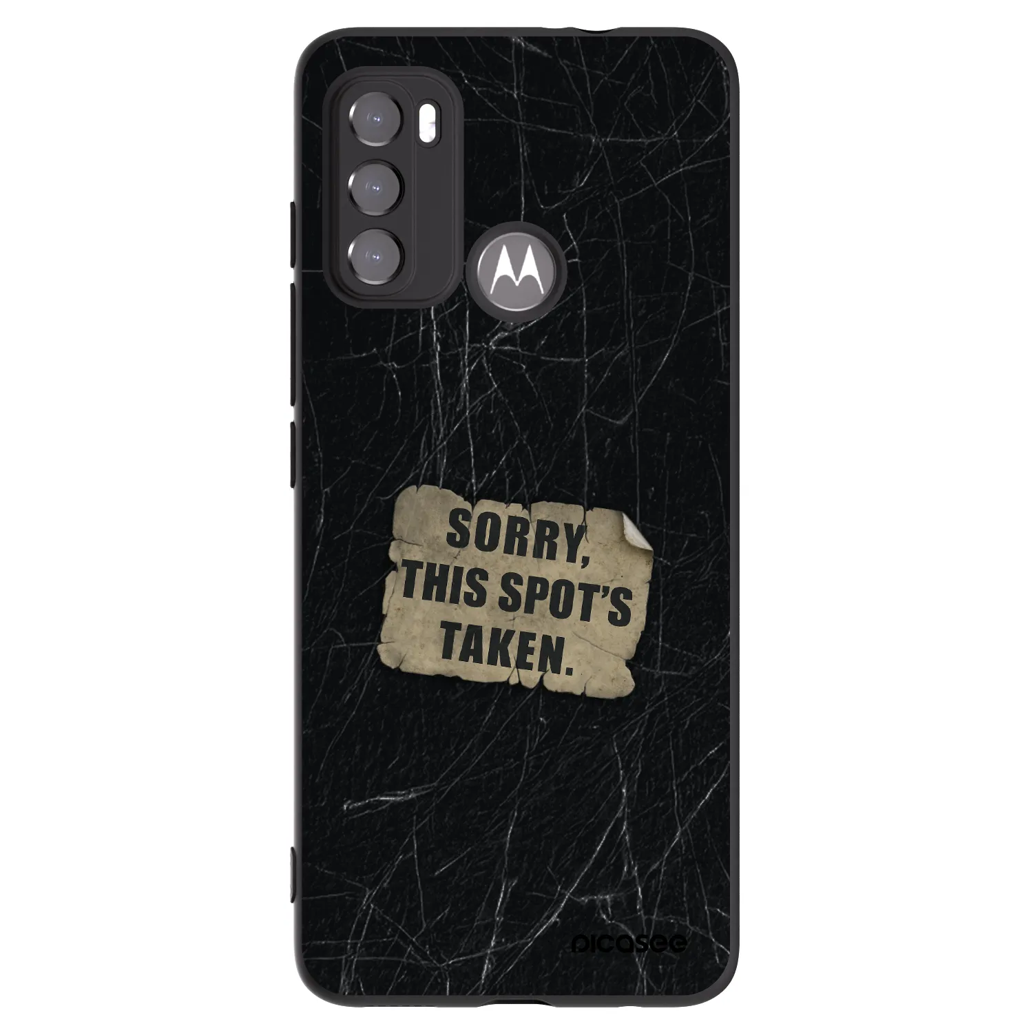 Silikónový čierny obal pre Motorola Edge 60 5G - SORRY