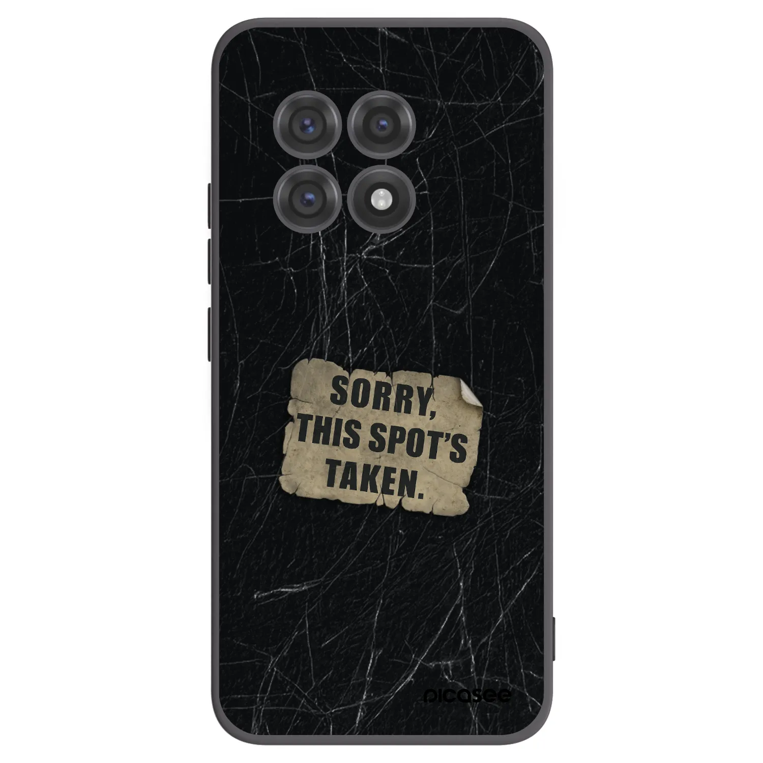 Silikónový čierny obal pre OnePlus 13R 5G - SORRY