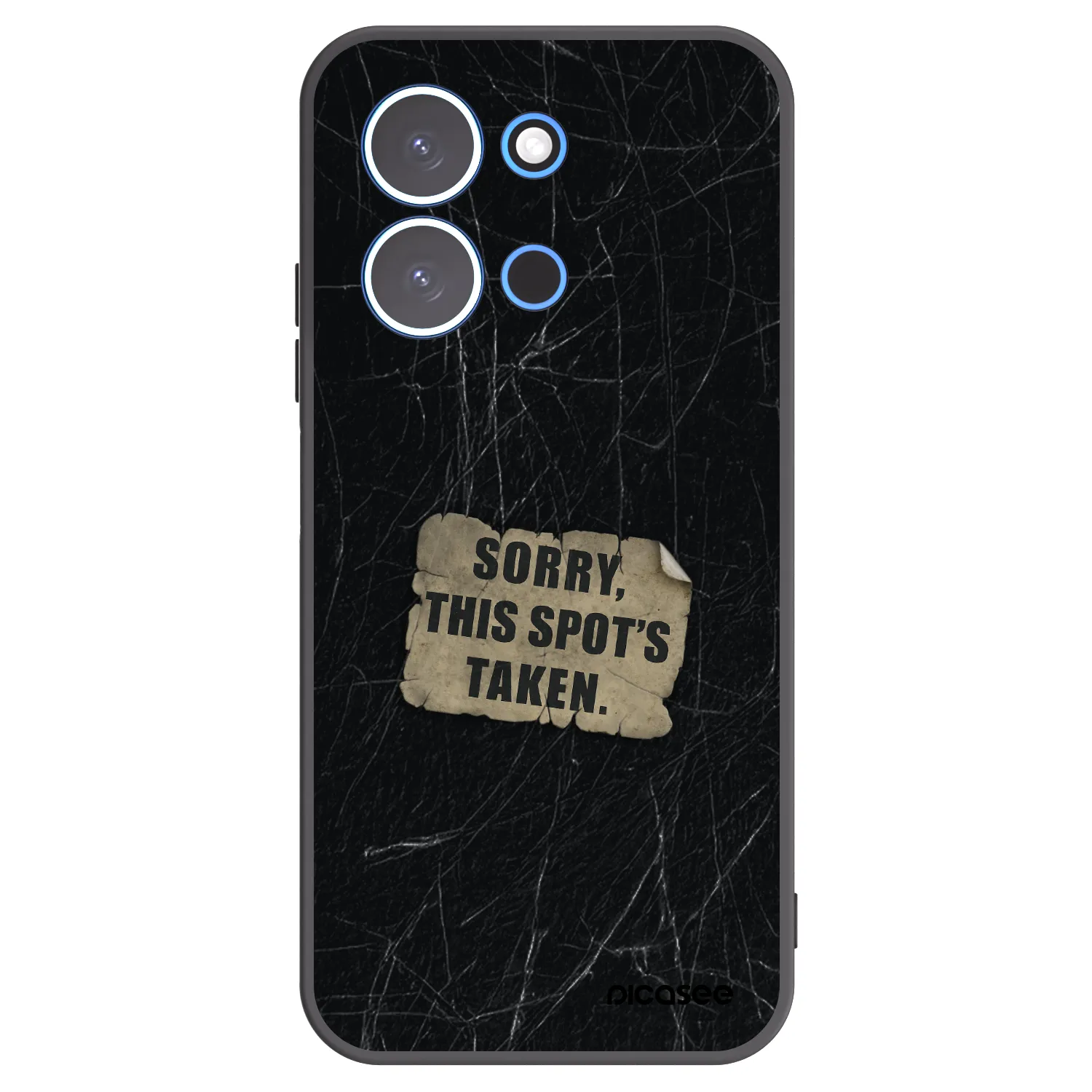 Picasee silikónový čierny obal pre Xiaomi Redmi 15C 4G - SORRY