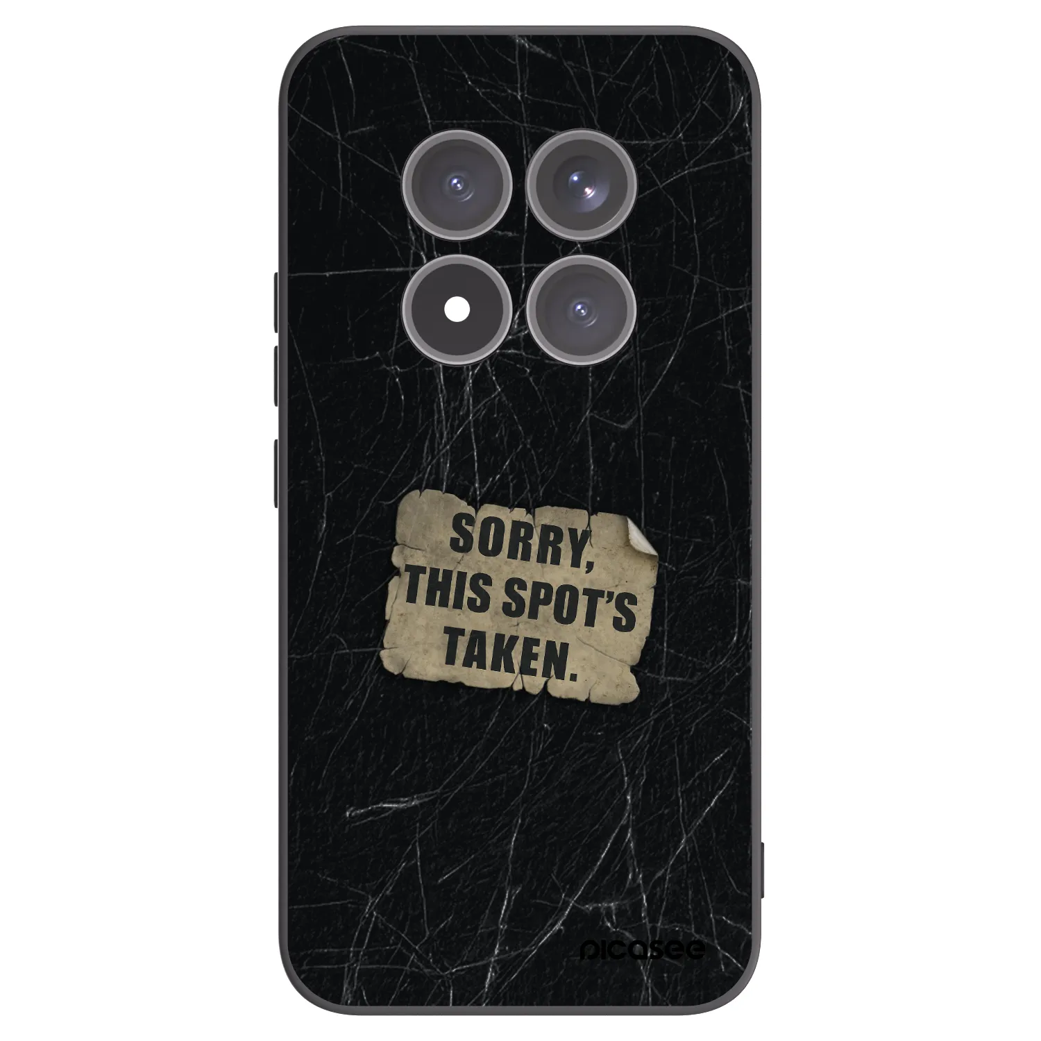 Silikónový čierny obal pre Xiaomi Redmi Note 15 Pro+ - SORRY