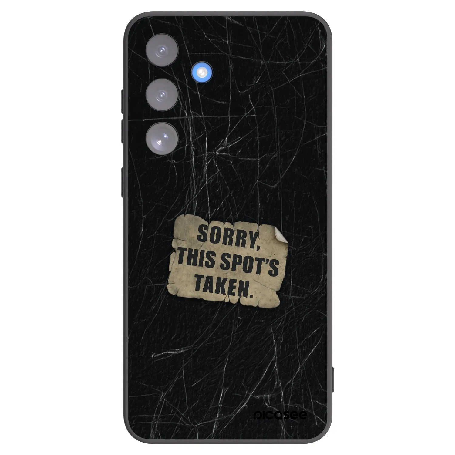 Picasee silikónový čierny obal pre Samsung Galaxy S25 FE 5G - SORRY