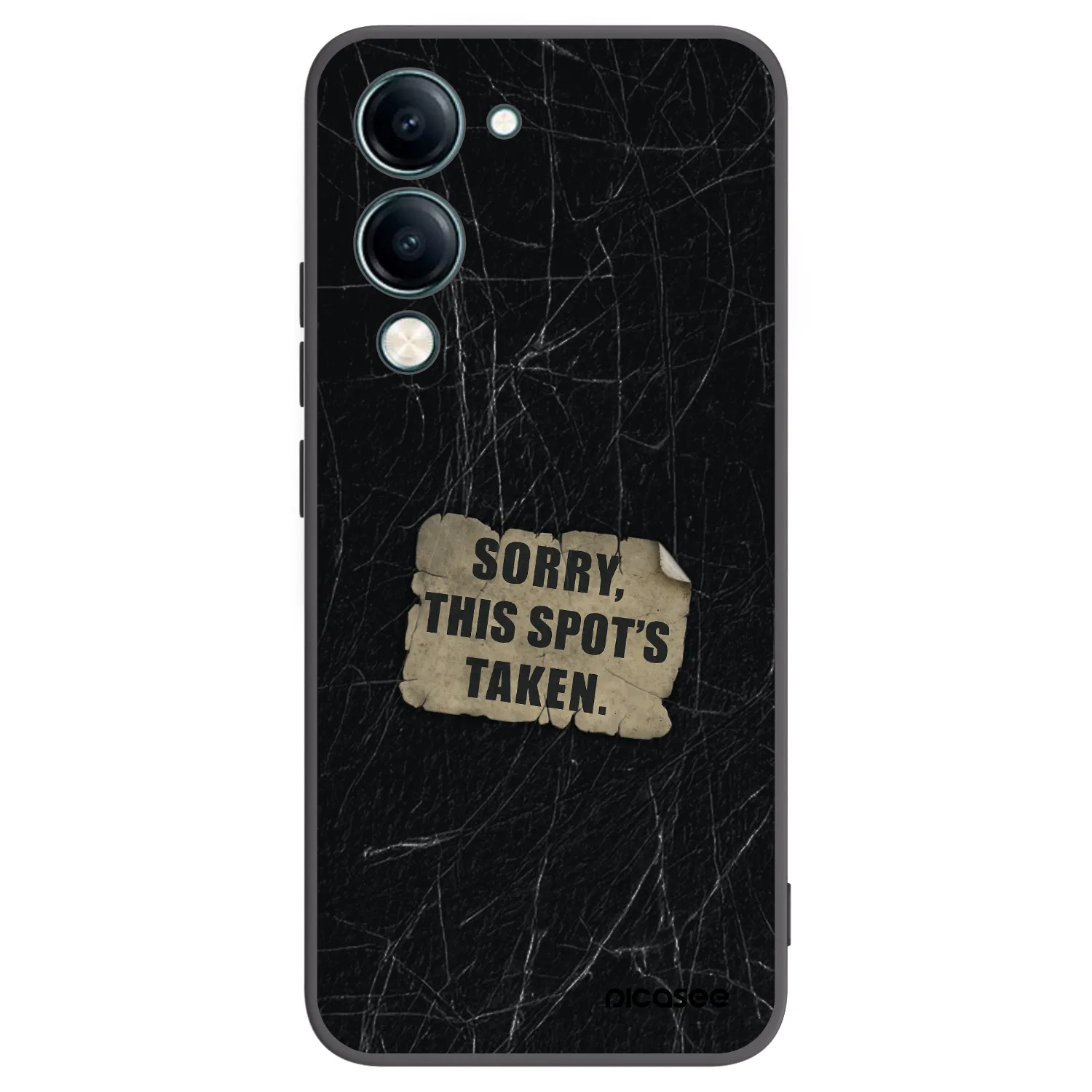 Picasee silikónový čierny obal pre Vivo Y29s 5G - SORRY