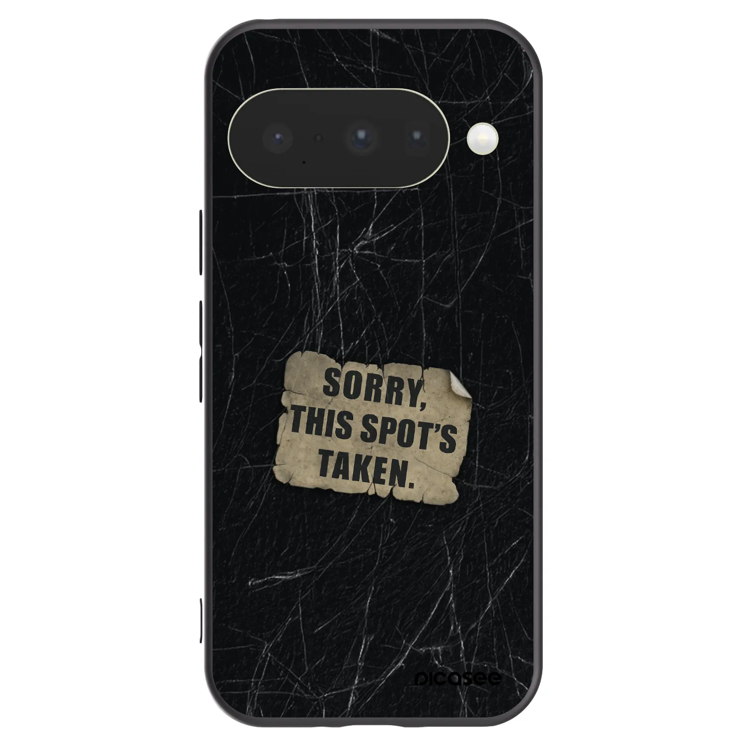 Picasee silikónový čierny obal pre Google Pixel 10 - SORRY