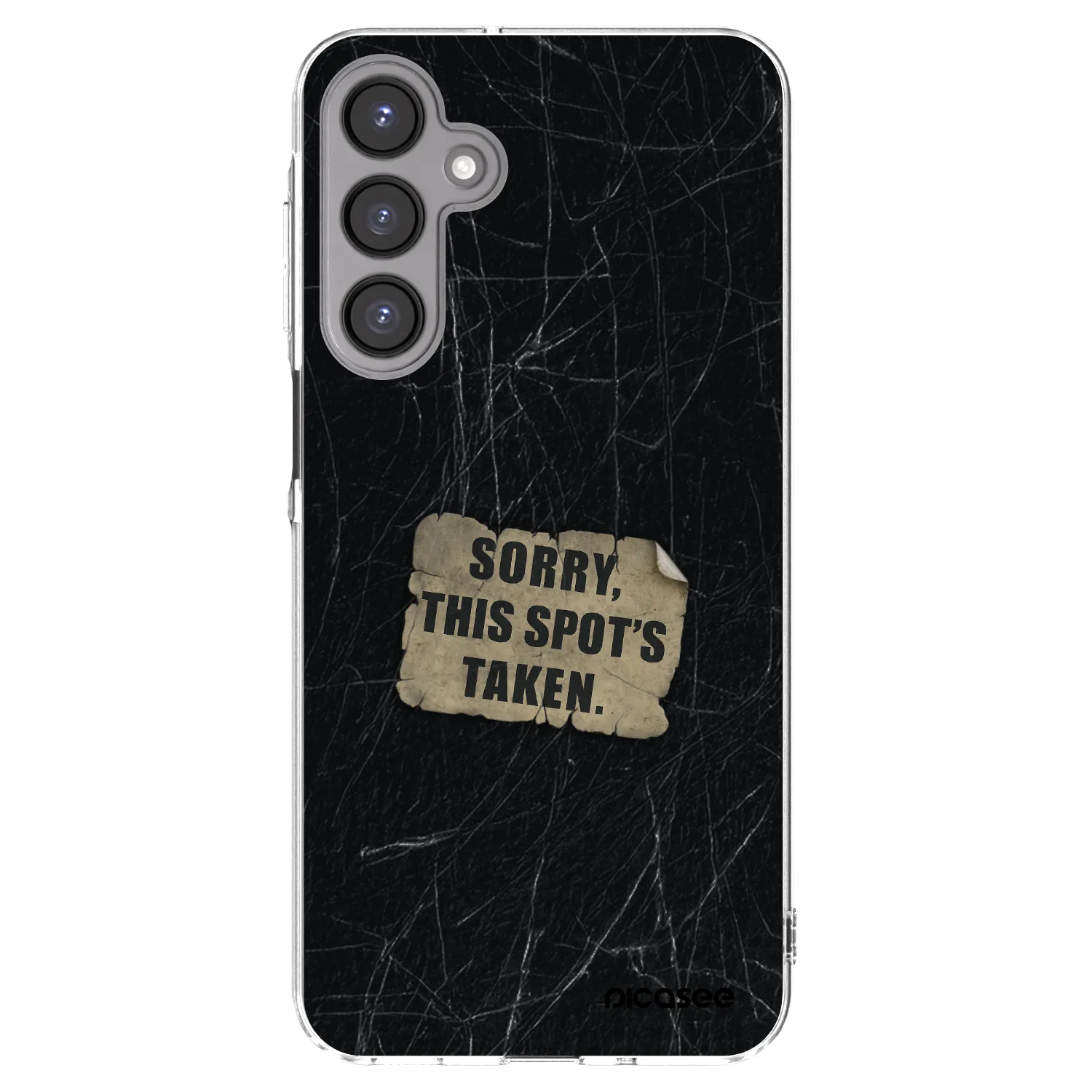 Picasee silikónový prehľadný obal pre Samsung Galaxy A16 4G - SORRY