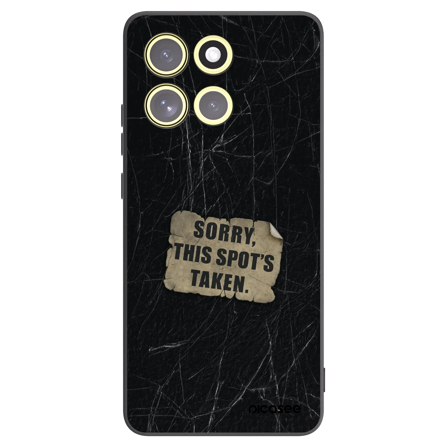 Picasee silikónový čierny obal pre Motorola Moto G86 Power 5G - SORRY