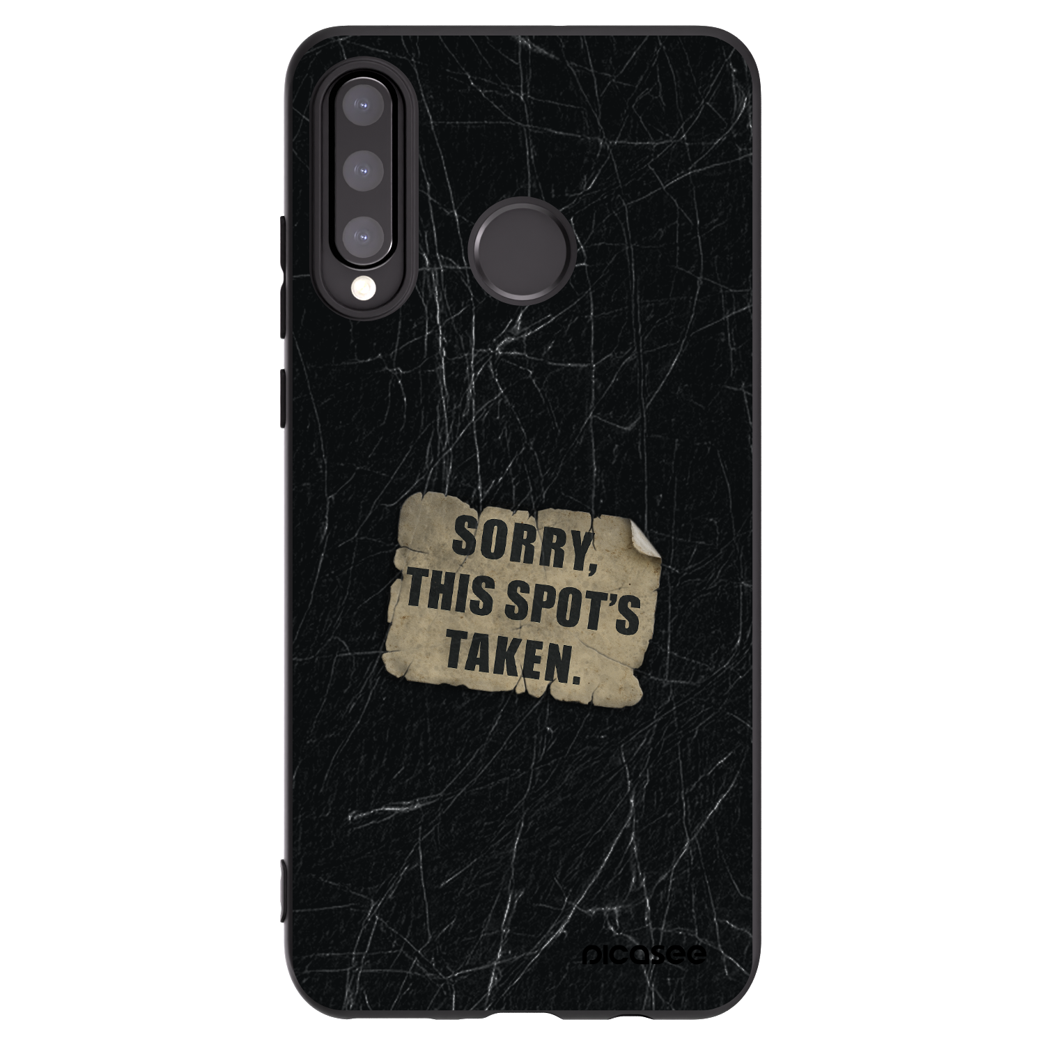 Picasee silikónový čierny obal pre Huawei P30 Lite - SORRY