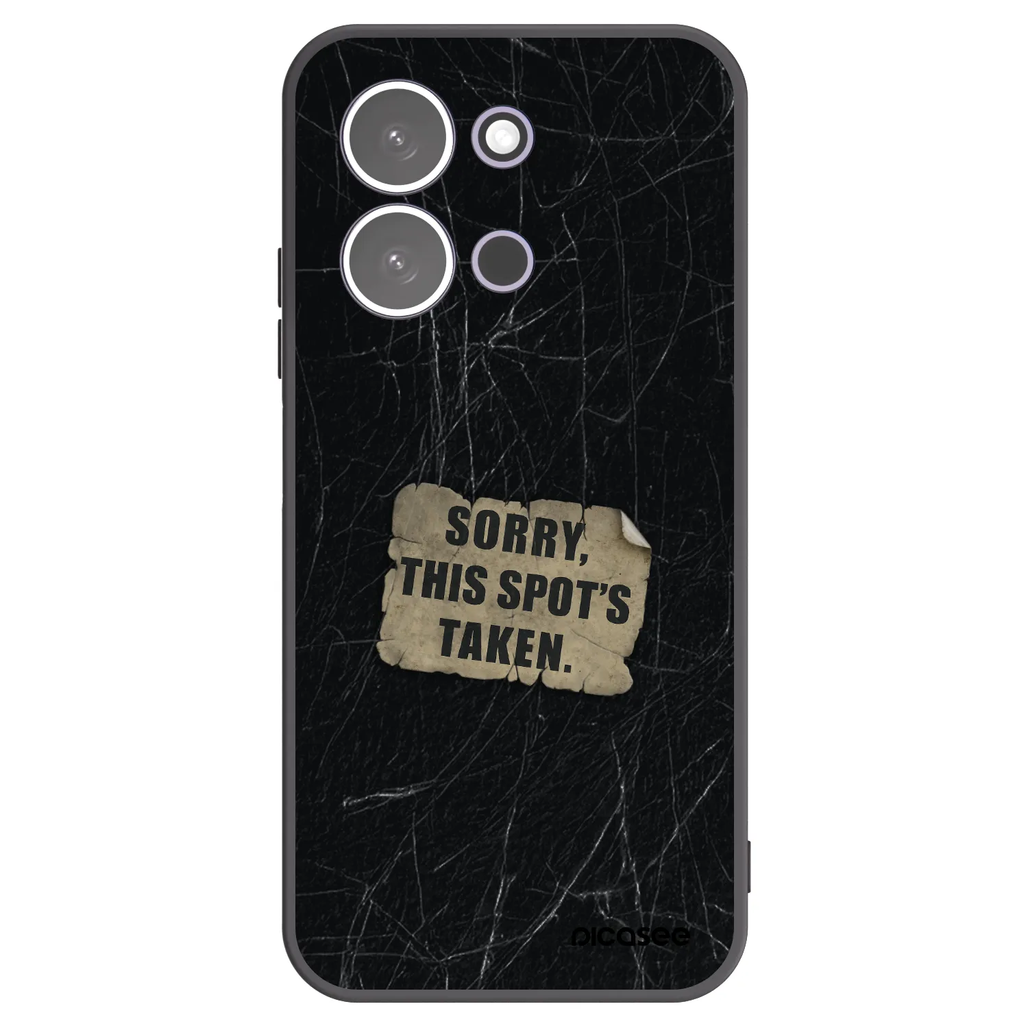 Picasee silikónový čierny obal pre Xiaomi Redmi 15C 5G - SORRY