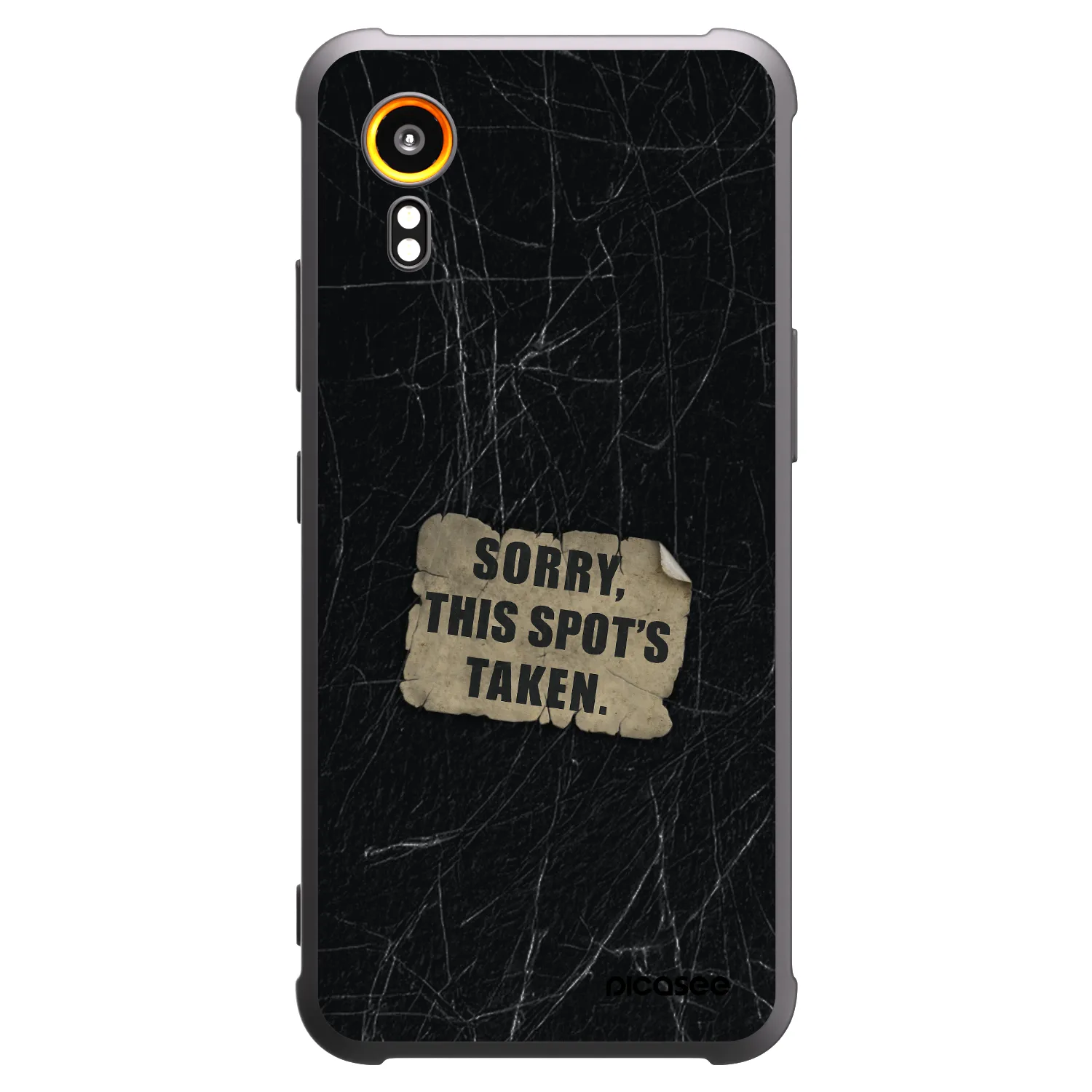 Picasee silikónový čierny obal pre Samsung Galaxy Xcover 7 - SORRY