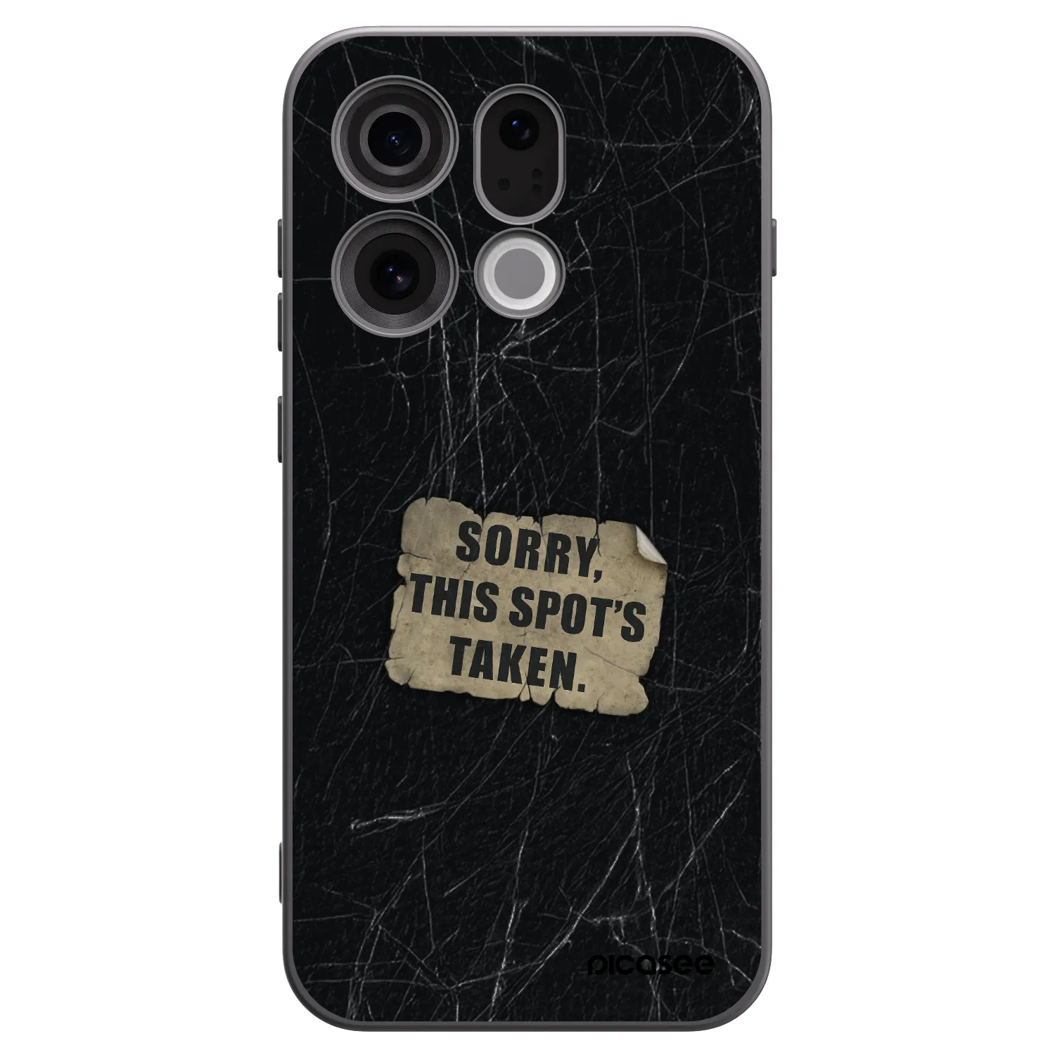 Picasee silikónový čierny obal pre OPPO Find X9 - SORRY