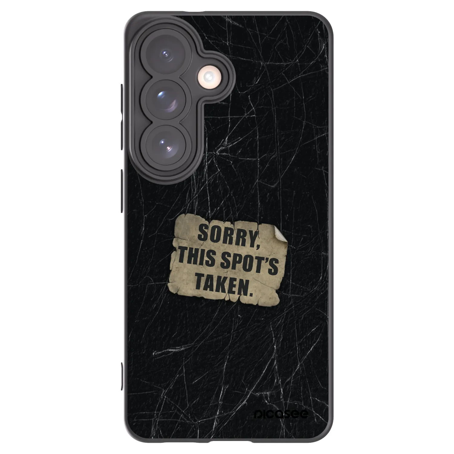 Picasee silikónový čierny obal pre Samsung Galaxy S26 - SORRY