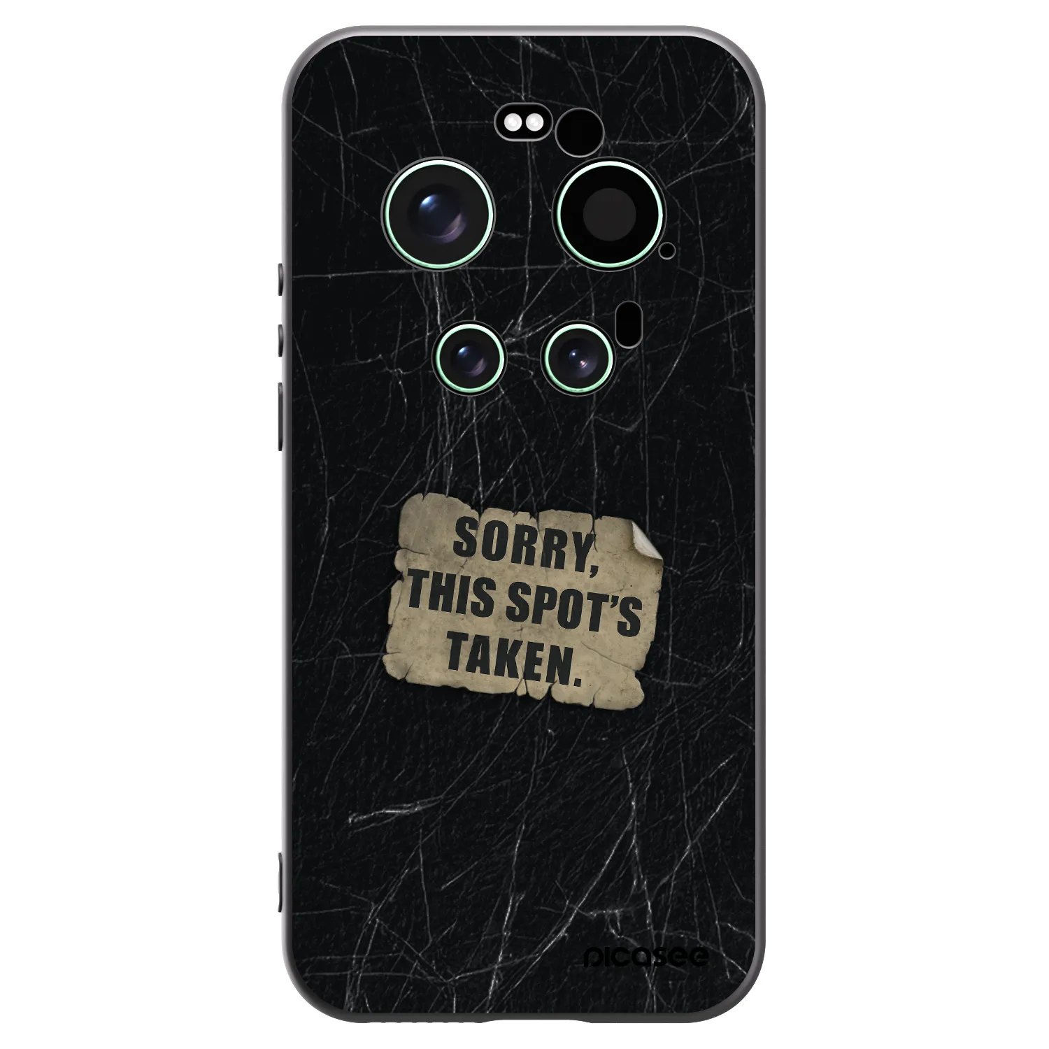 Picasee silikónový čierny obal pre Xiaomi 17 Ultra - SORRY