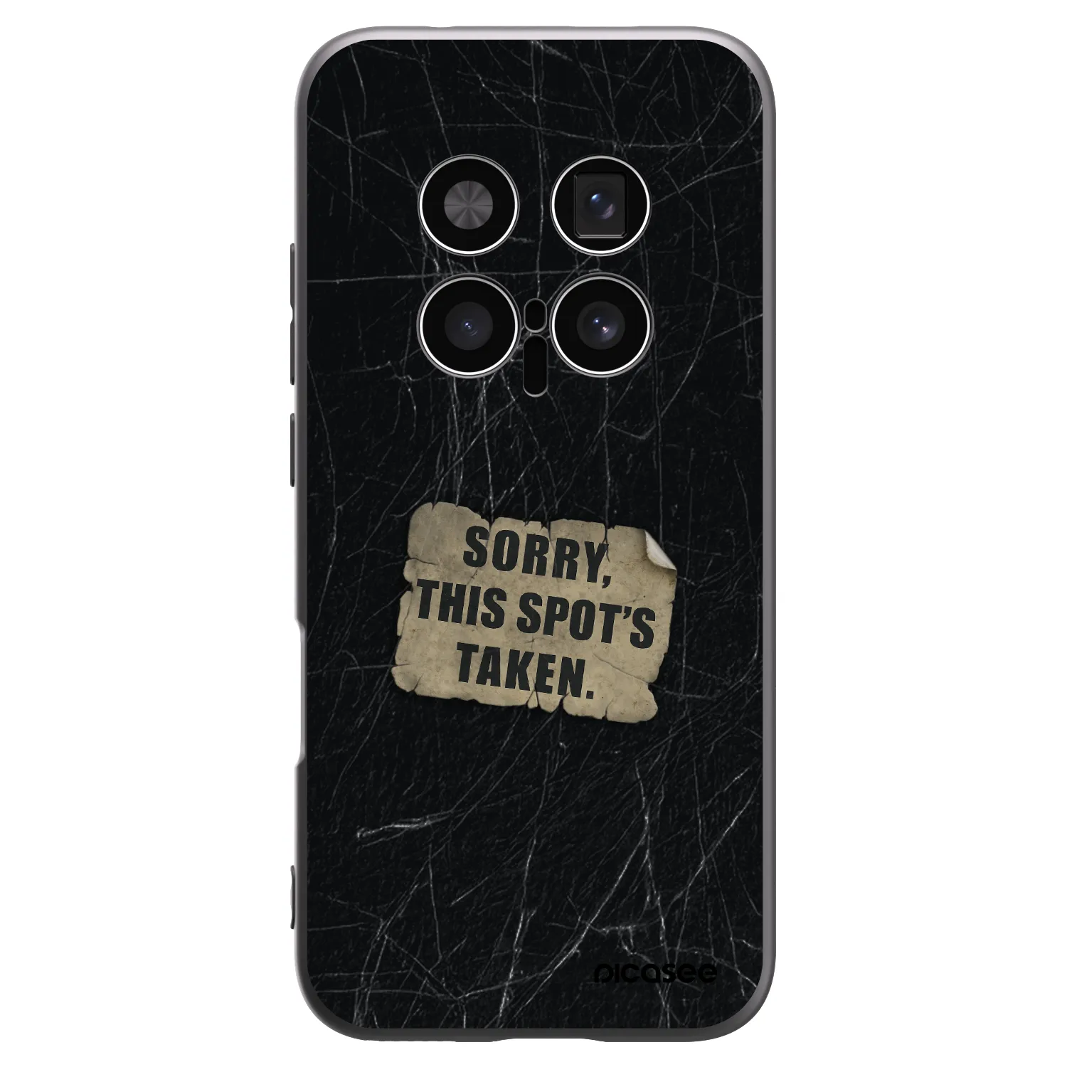 Picasee silikónový čierny obal pre Honor Magic8 Pro 5G - SORRY