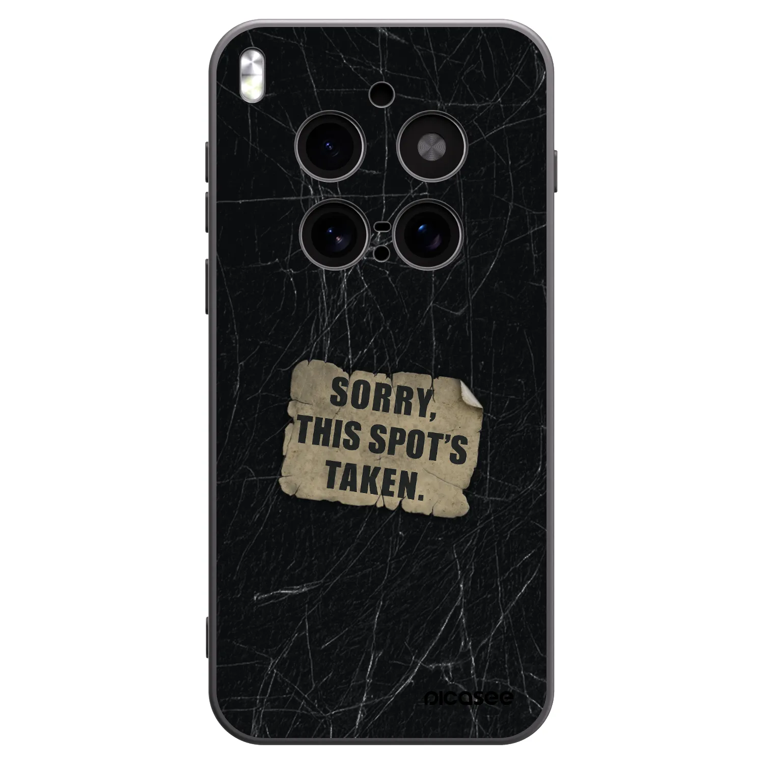 Picasee silikónový čierny obal pre Vivo X300 Pro - SORRY