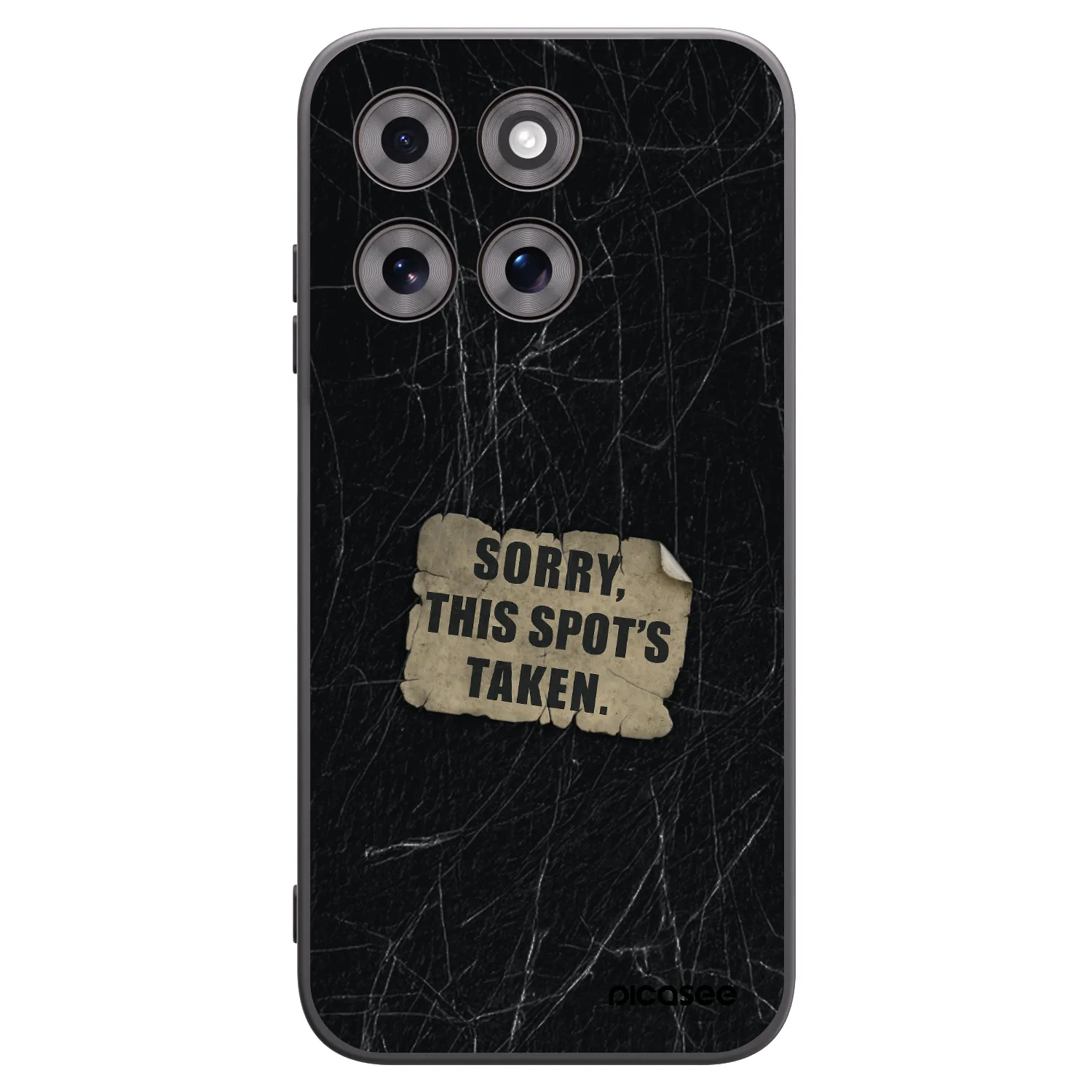 Picasee silikónový čierny obal pre Motorola Moto G77 - SORRY