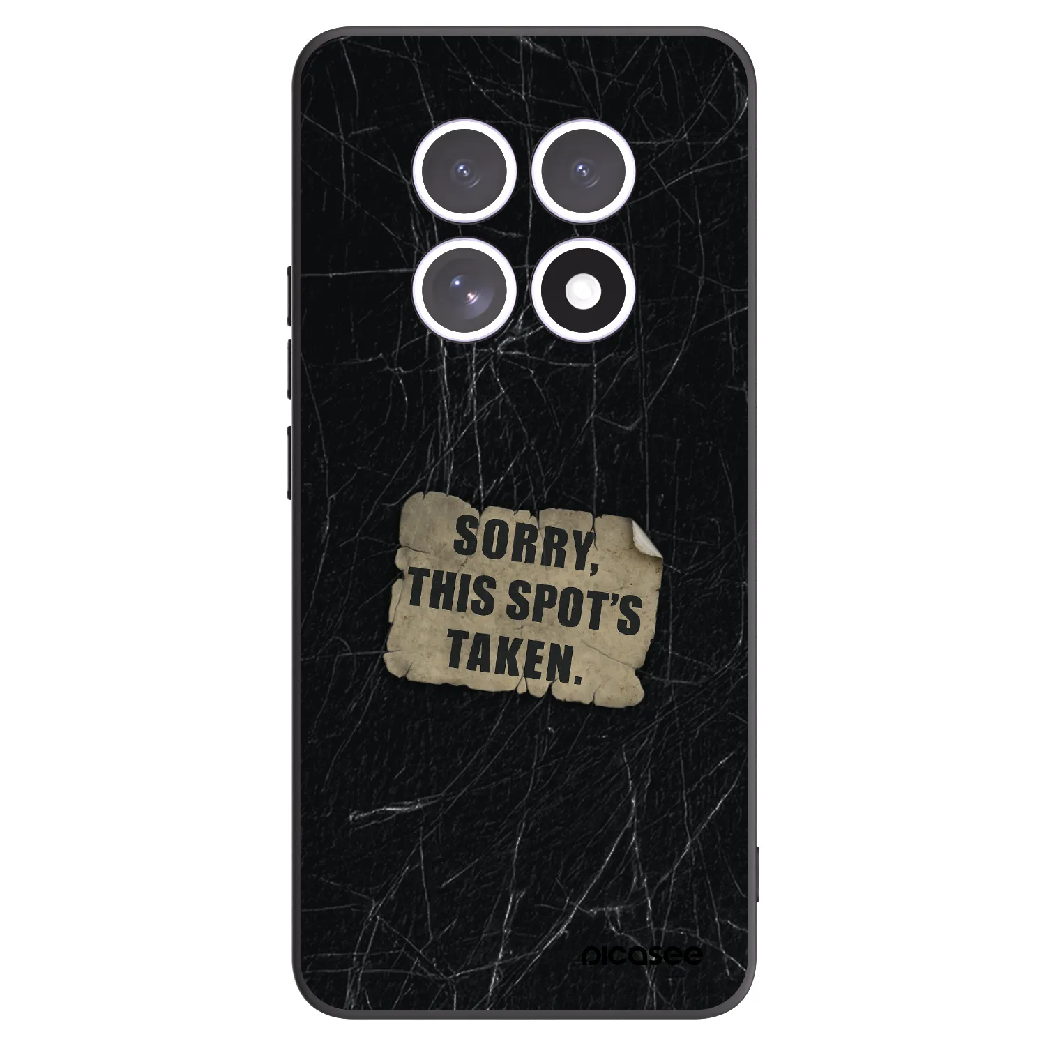 Picasee silikónový čierny obal pre Xiaomi Redmi Note 15 5G - SORRY