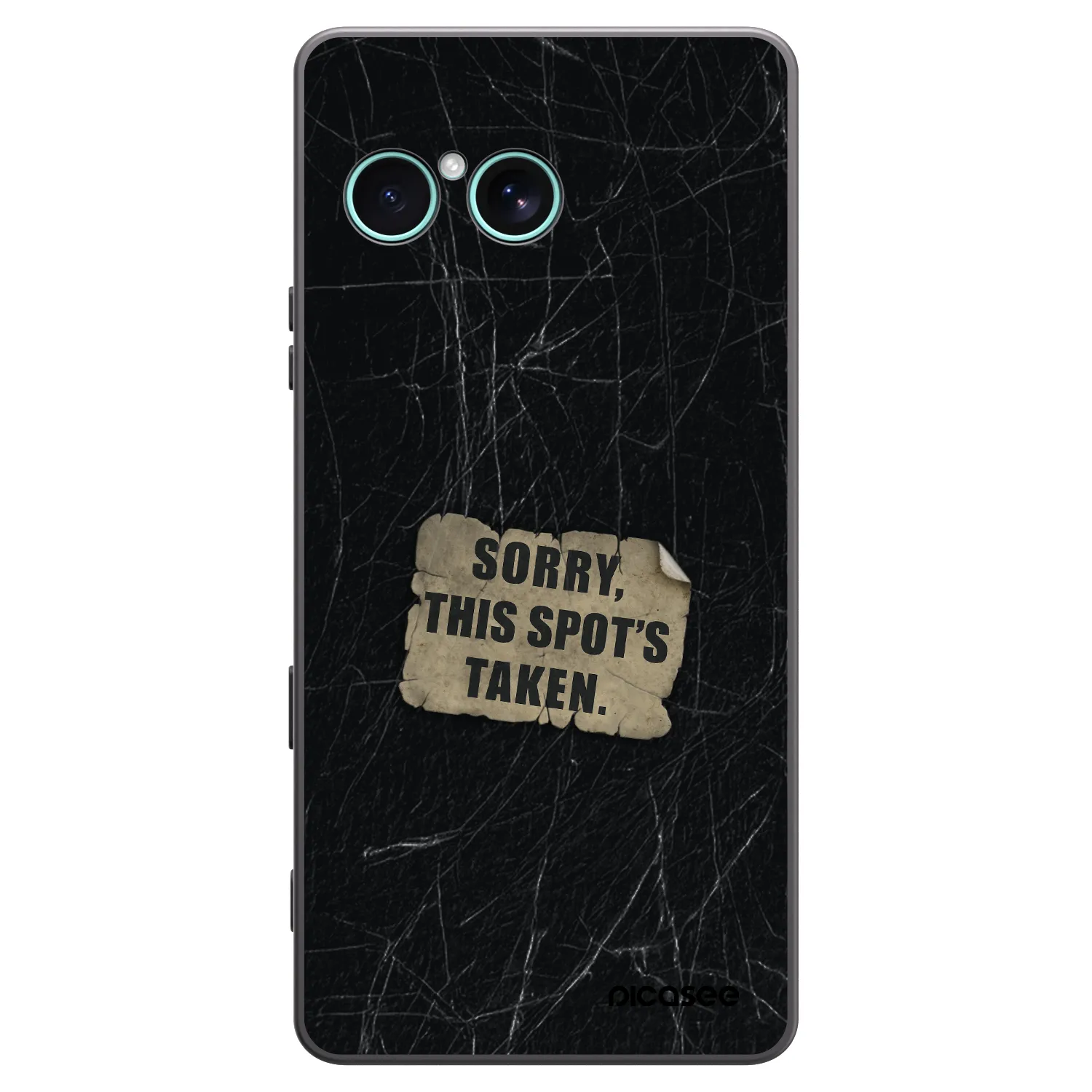 Picasee silikónový čierny obal pre Sony Xperia 10 VII - SORRY