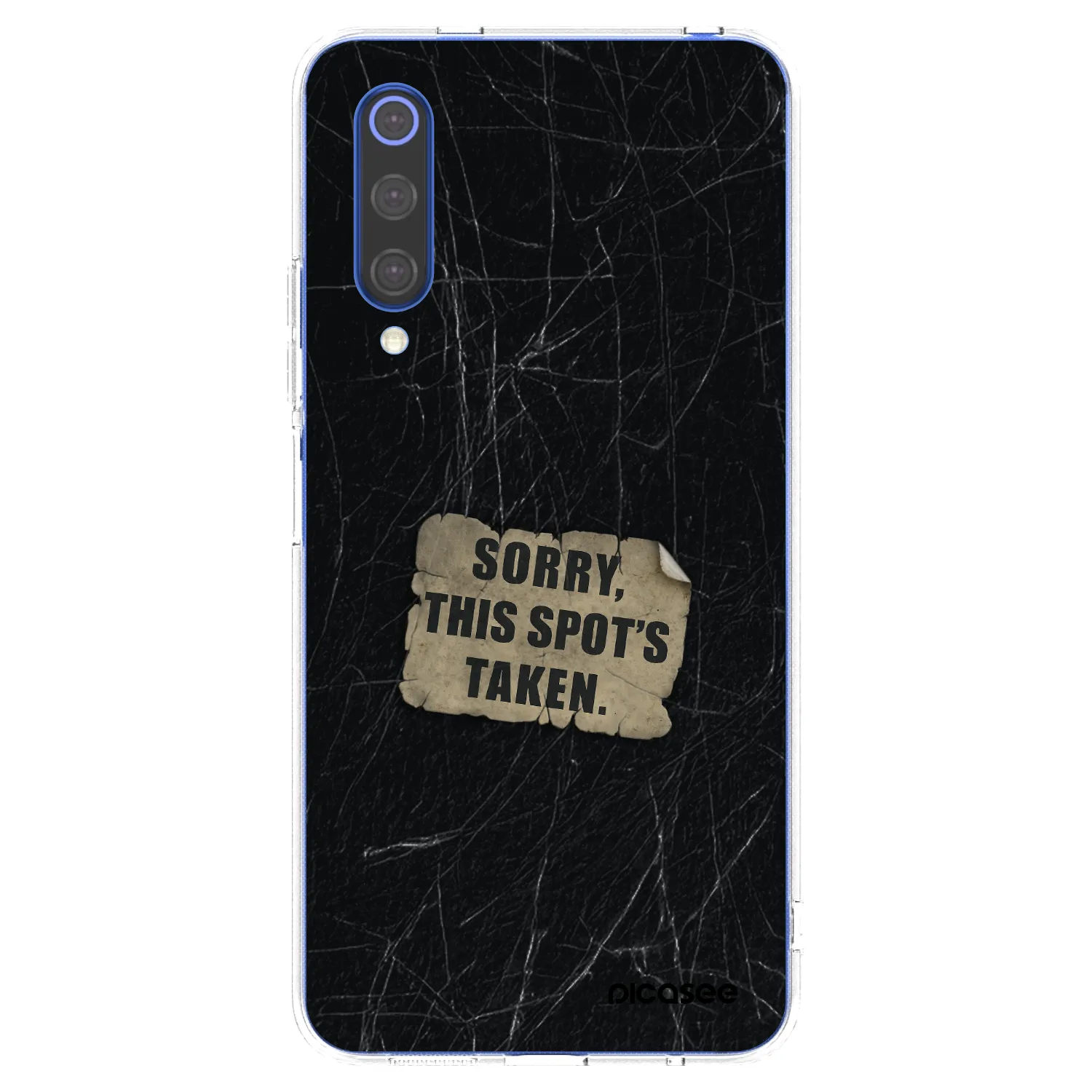 Picasee silikónový prehľadný obal pre Xiaomi Mi 9 SE - SORRY