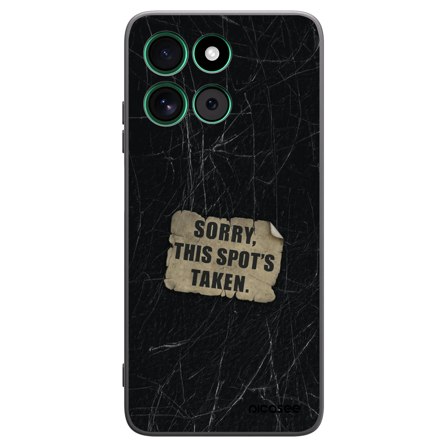 Picasee silikónový čierny obal pre Motorola Moto G57 Power - SORRY