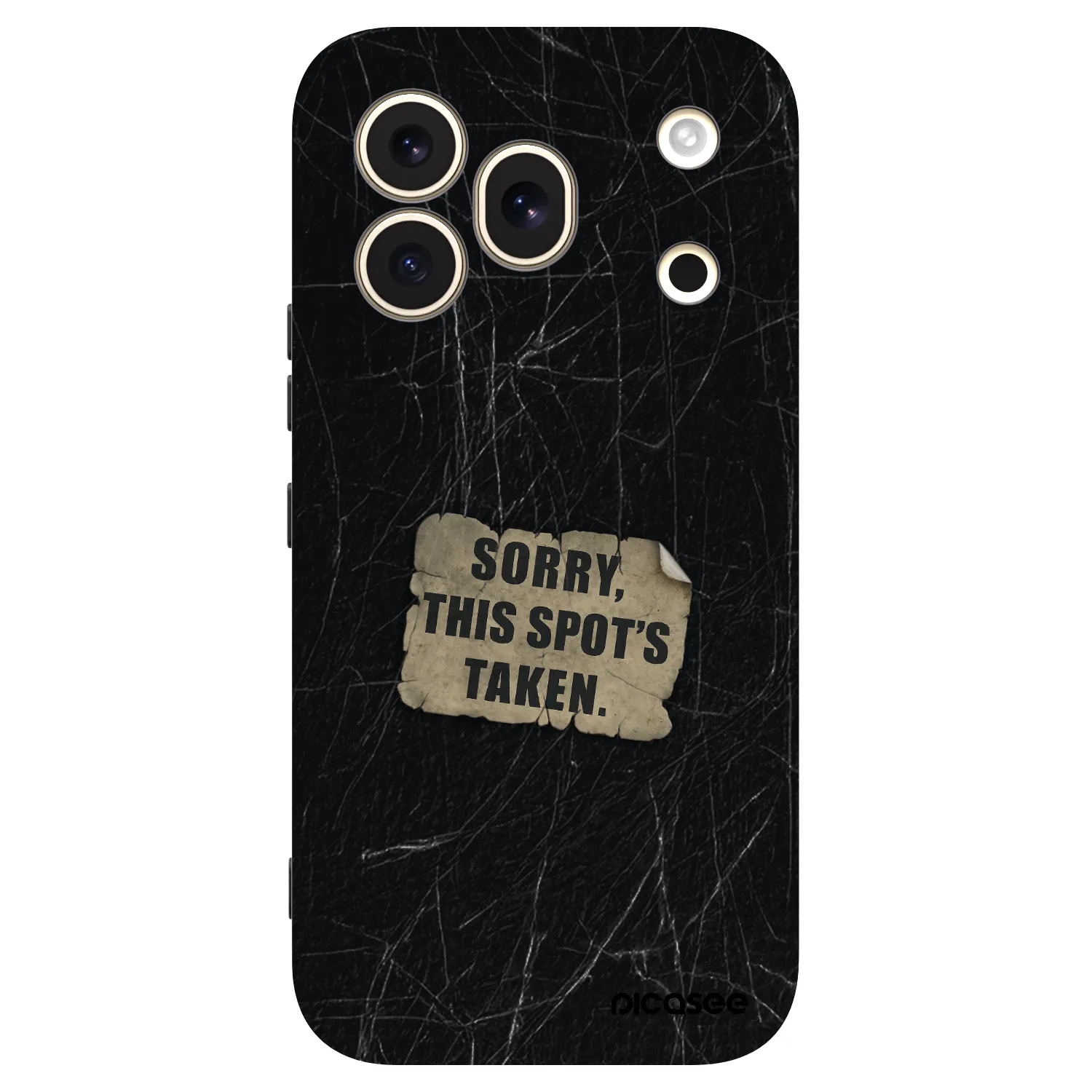 Picasee silikónový čierny obal pre Honor 600 Pro - SORRY
