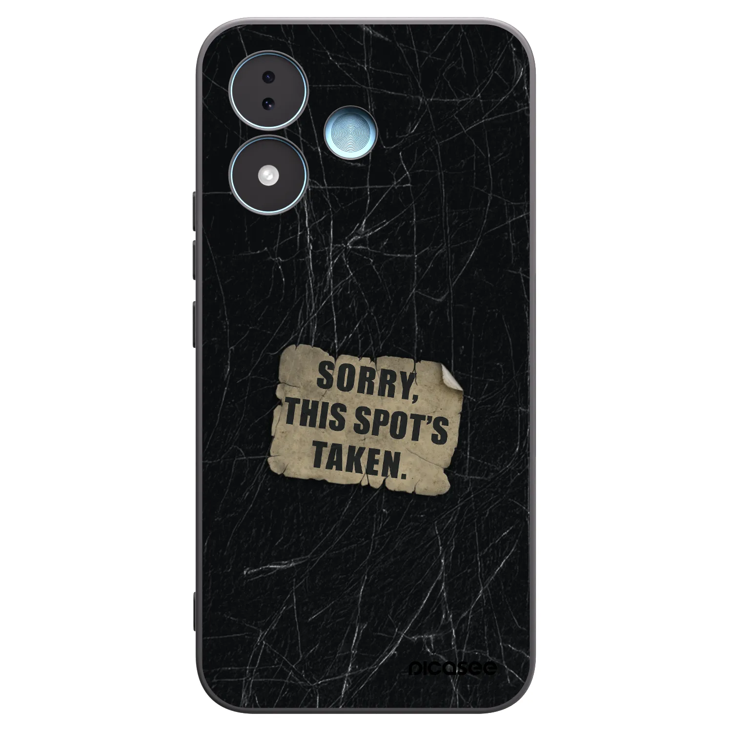 Picasee silikónový čierny obal pre Xiaomi Redmi Note 17 5G - SORRY