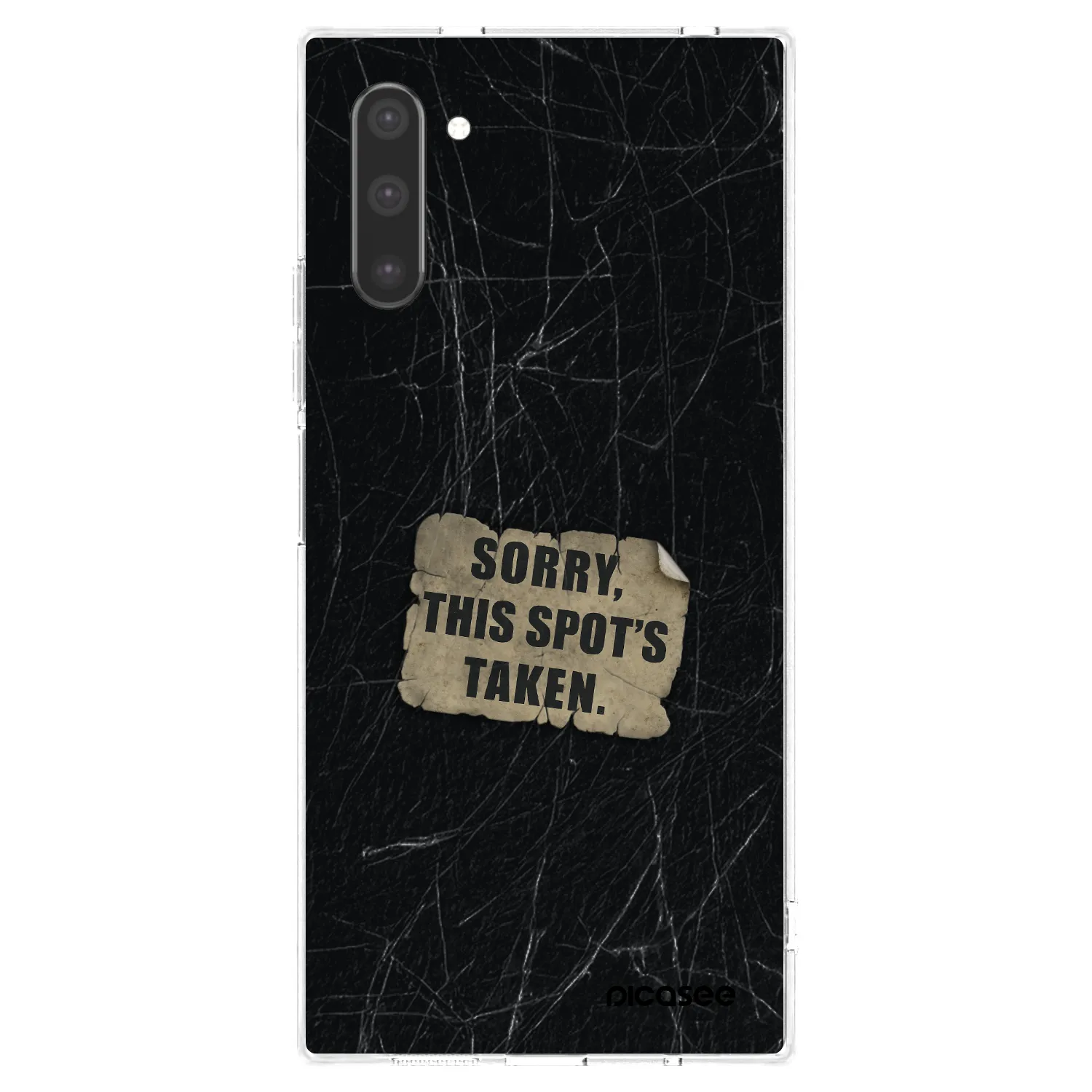 Picasee silikónový prehľadný obal pre Samsung Galaxy Note 10 N970F - SORRY