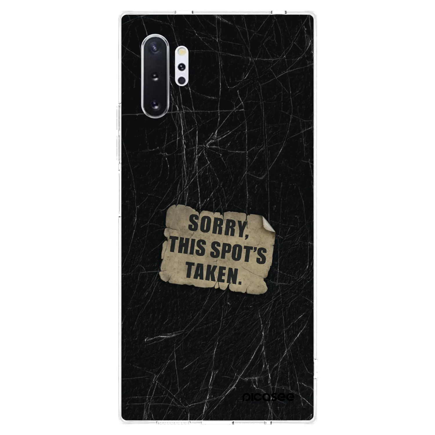 Picasee silikónový prehľadný obal pre Samsung Galaxy Note 10+ N975F - SORRY