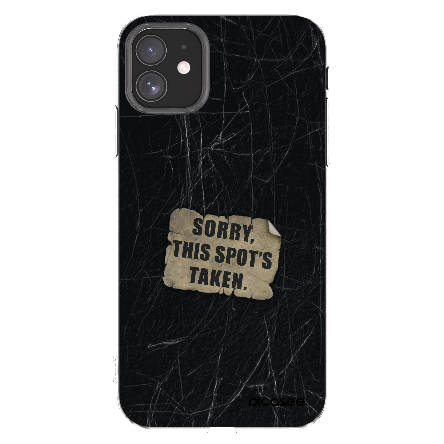 Picasee silikónový prehľadný obal pre Apple iPhone 11 - SORRY
