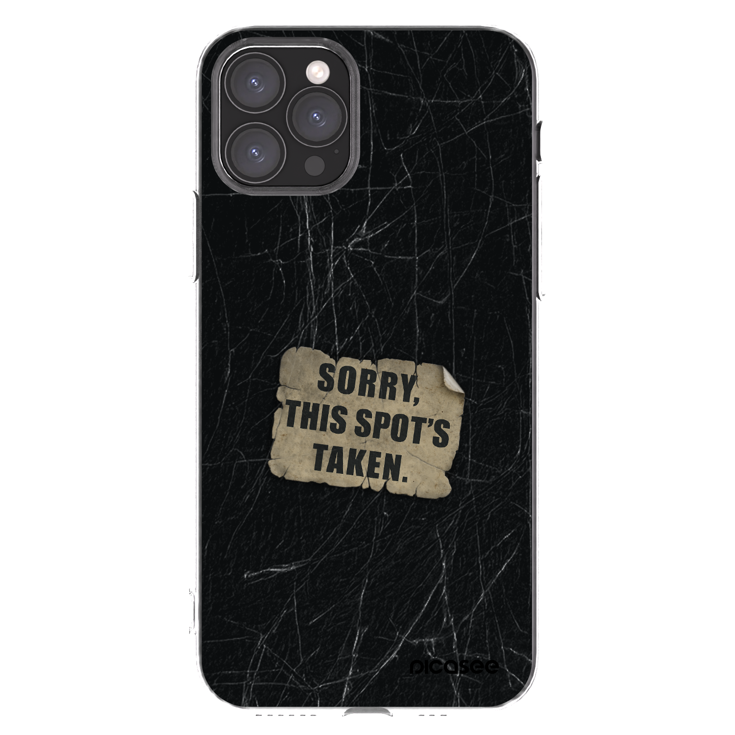 Picasee silikónový prehľadný obal pre Apple iPhone 11 Pro - SORRY