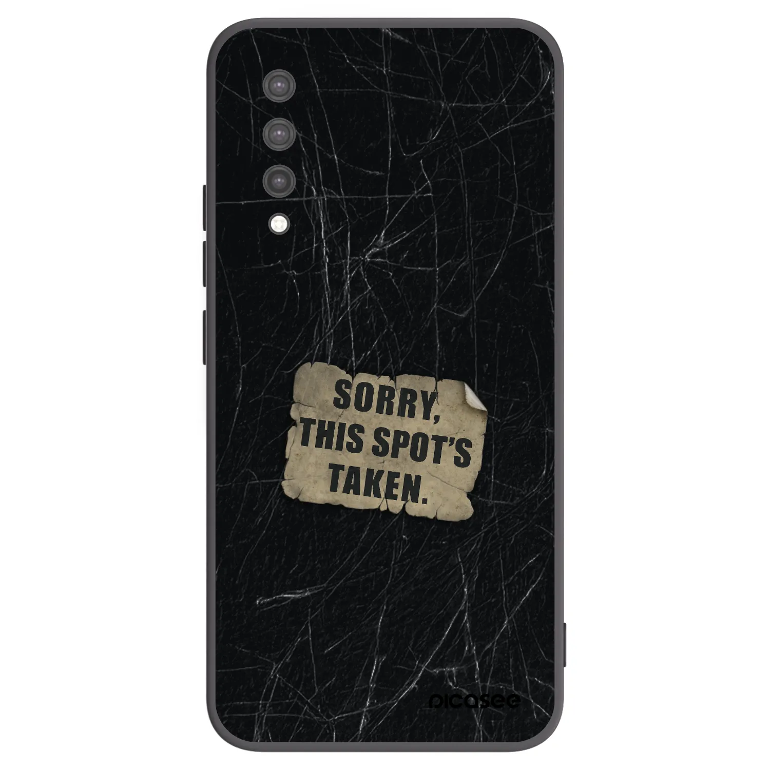 Picasee silikónový čierny obal pre Xiaomi Mi 9 Lite - SORRY