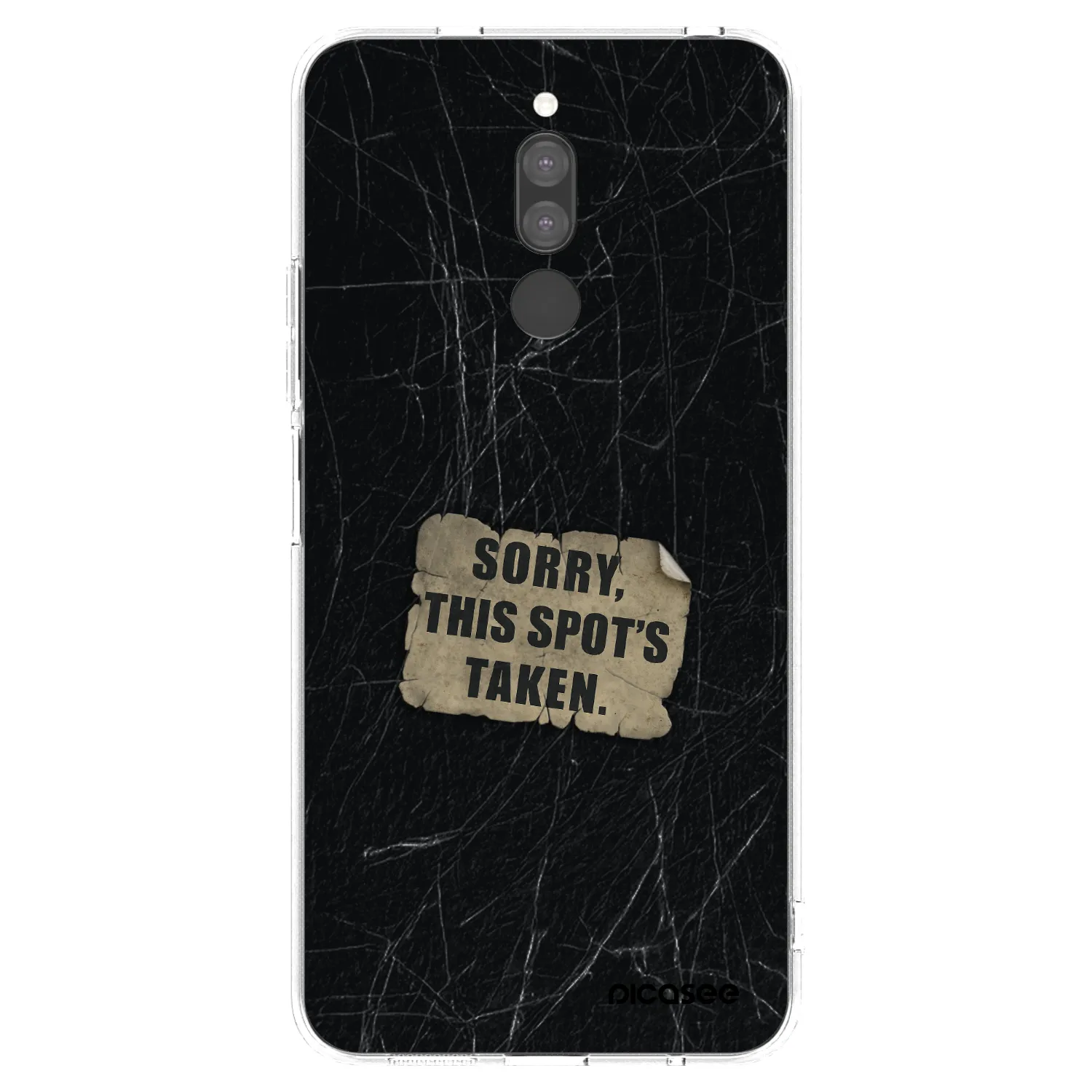 Silikónový prehľadný obal pre Xiaomi Redmi 8 - SORRY