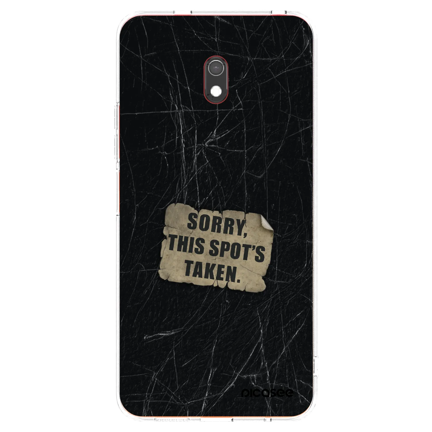 Picasee silikónový prehľadný obal pre Xiaomi Redmi 8A - SORRY