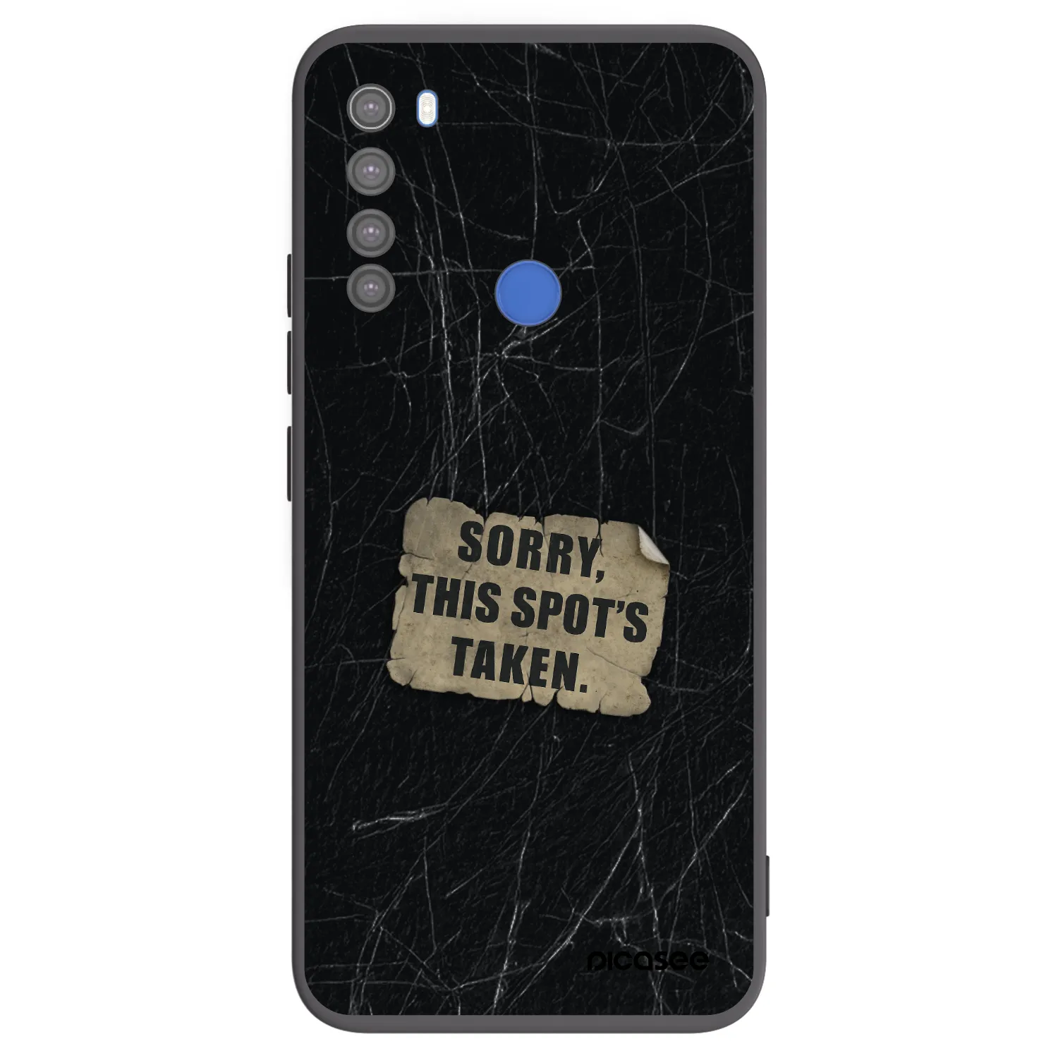 Picasee silikónový čierny obal pre Xiaomi Redmi Note 8T - SORRY