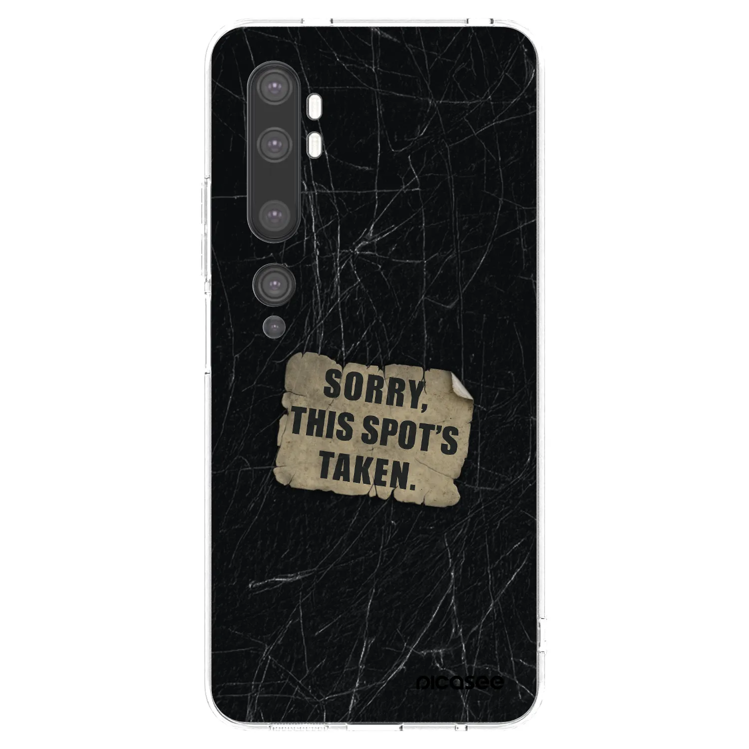 Silikónový prehľadný obal pre Xiaomi Mi Note 10 (Pro) - SORRY