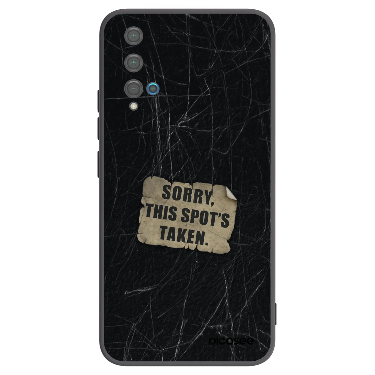 Picasee silikónový čierny obal pre Huawei Nova 5T - SORRY