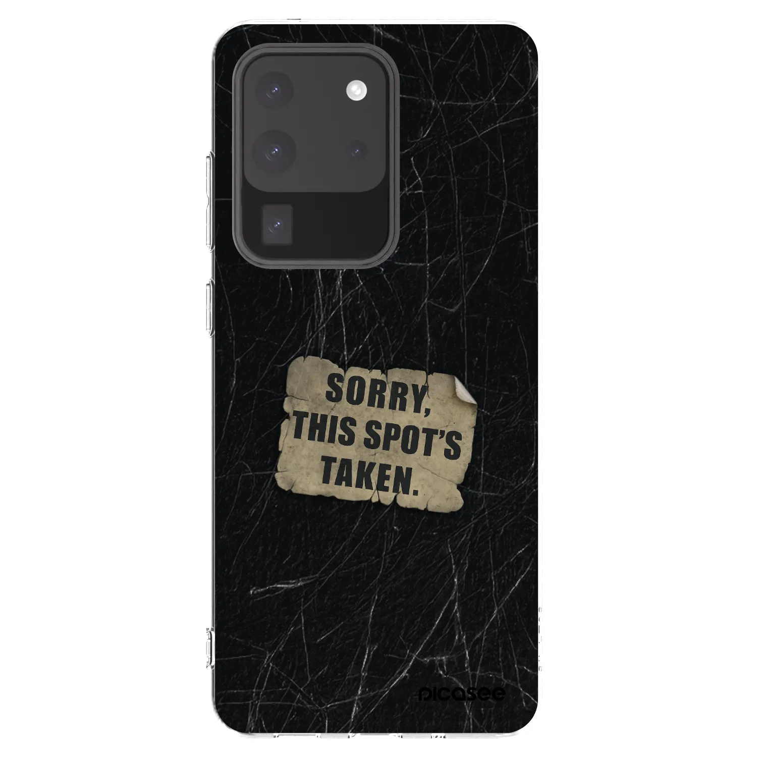 Picasee silikónový prehľadný obal pre Samsung Galaxy S20 Ultra 5G G988F - SORRY