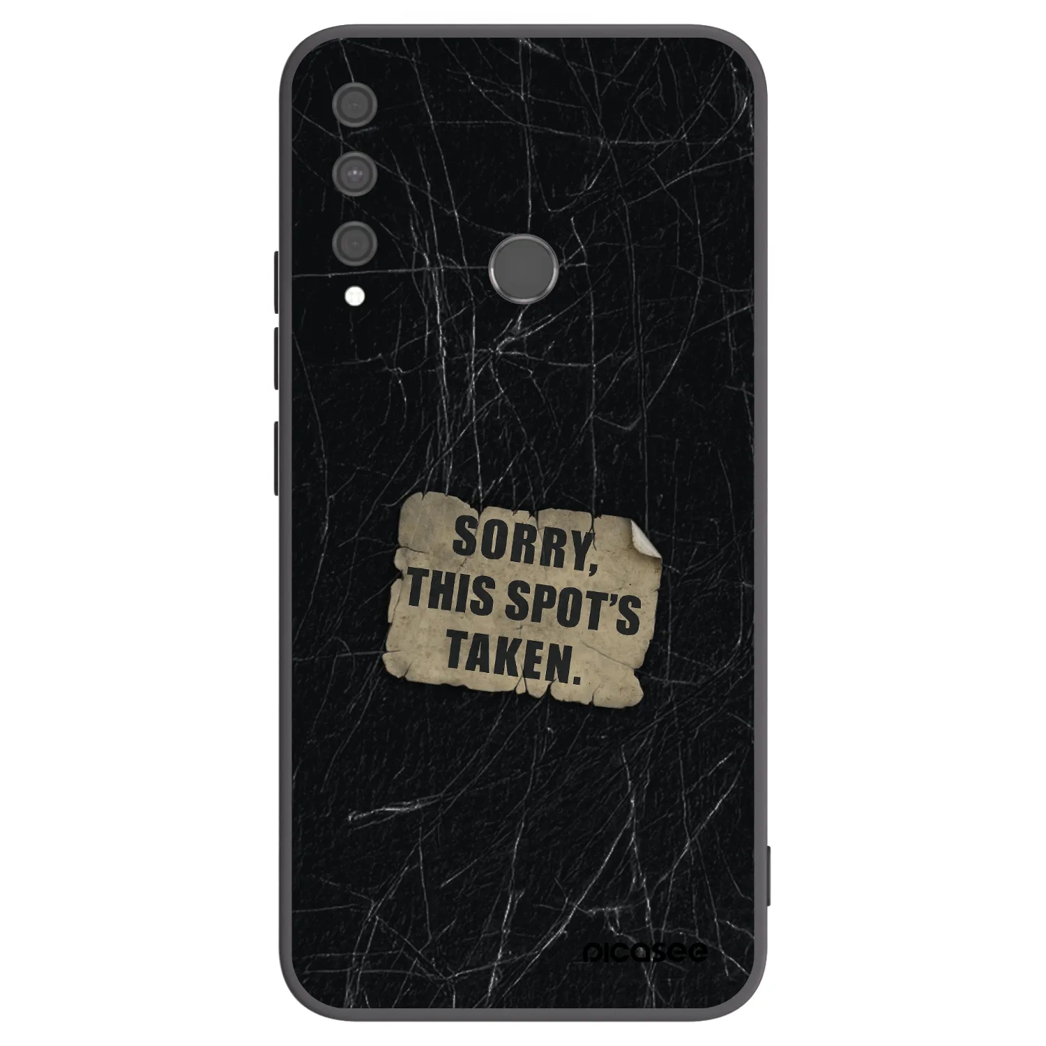 Picasee silikónový čierny obal pre Huawei P40 Lite E - SORRY