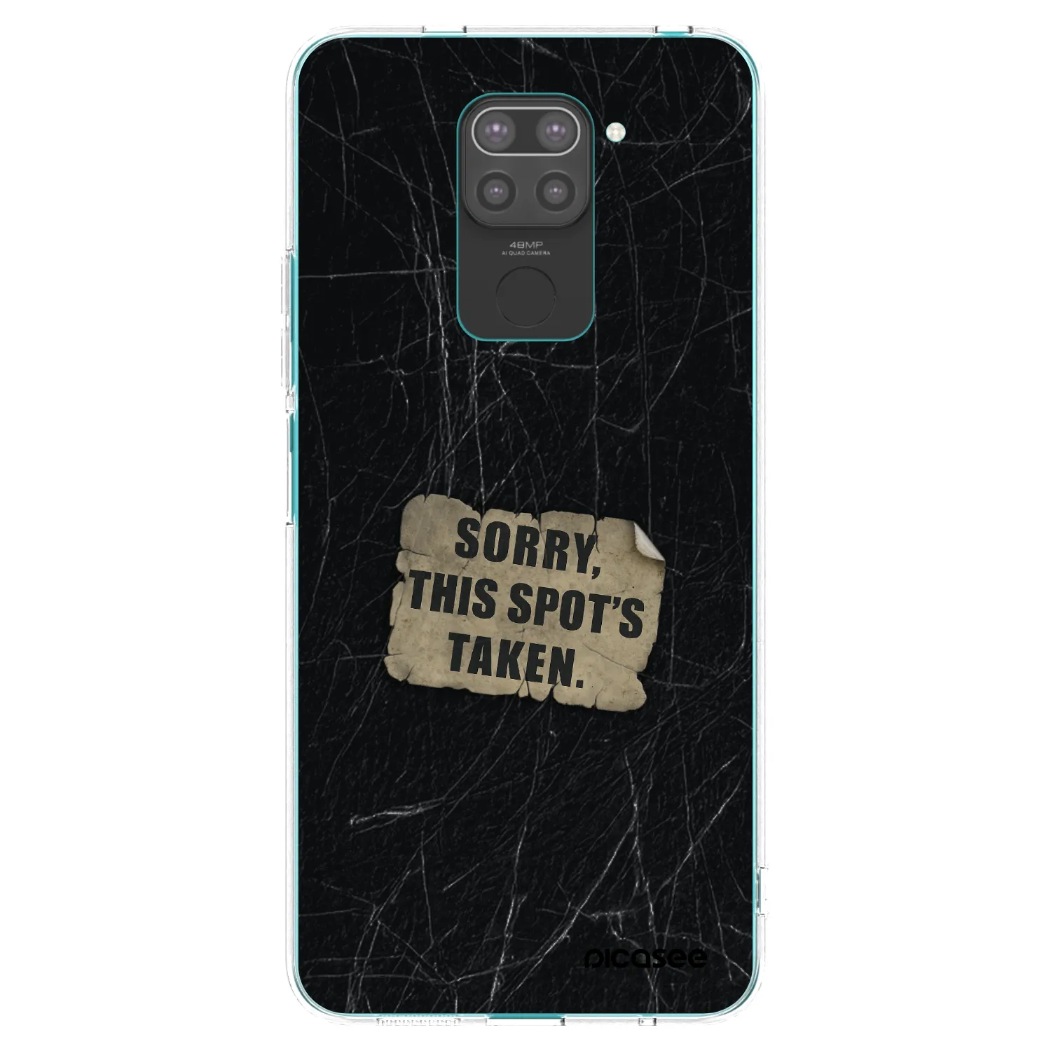 Picasee silikónový čierny obal pre Xiaomi Redmi Note 9 - SORRY