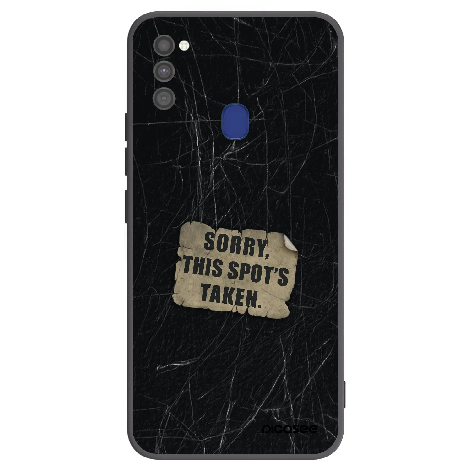 Picasee silikónový čierny obal pre Samsung Galaxy M21 M215F - SORRY
