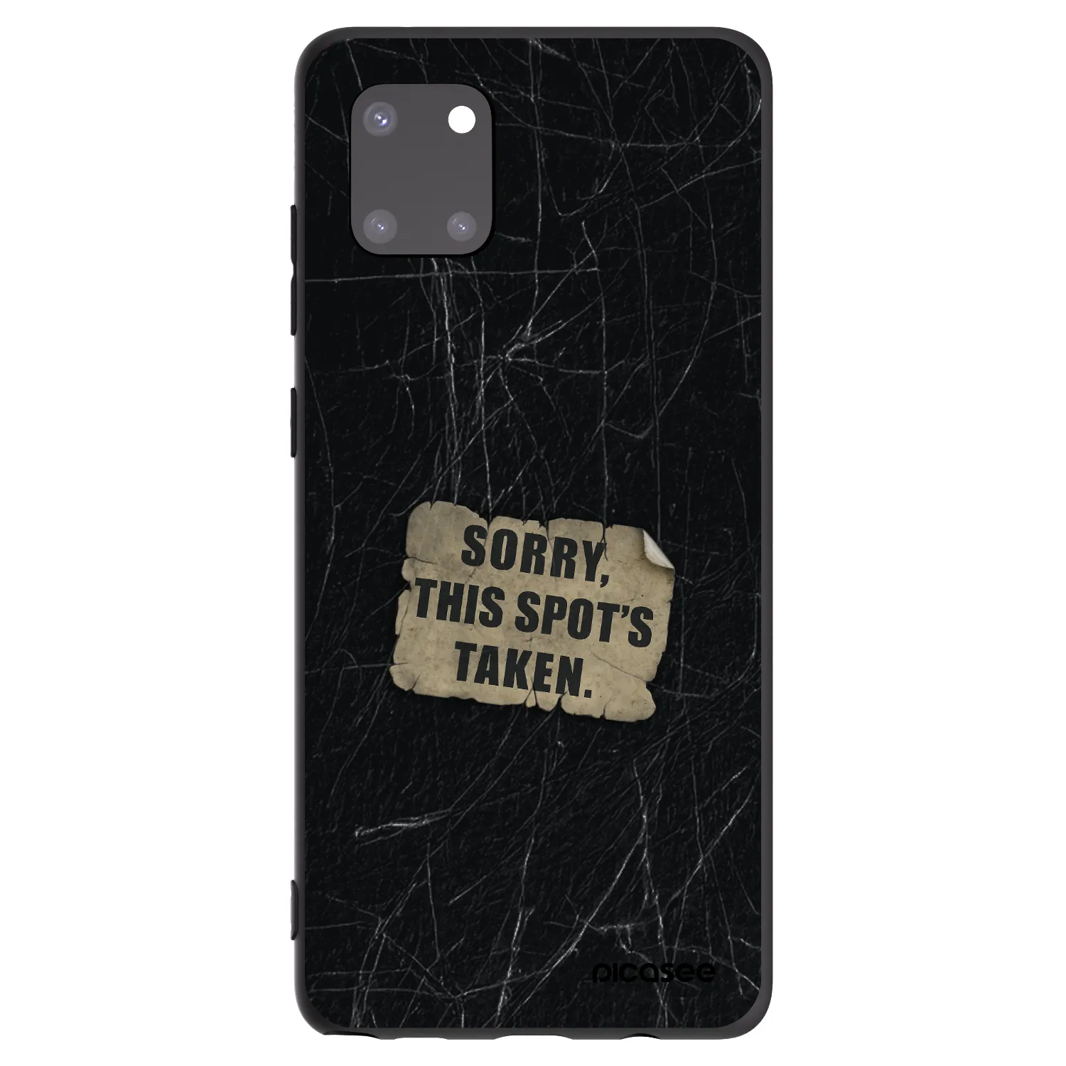 Picasee silikónový čierny obal pre Samsung Galaxy Note 10 Lite N770F - SORRY