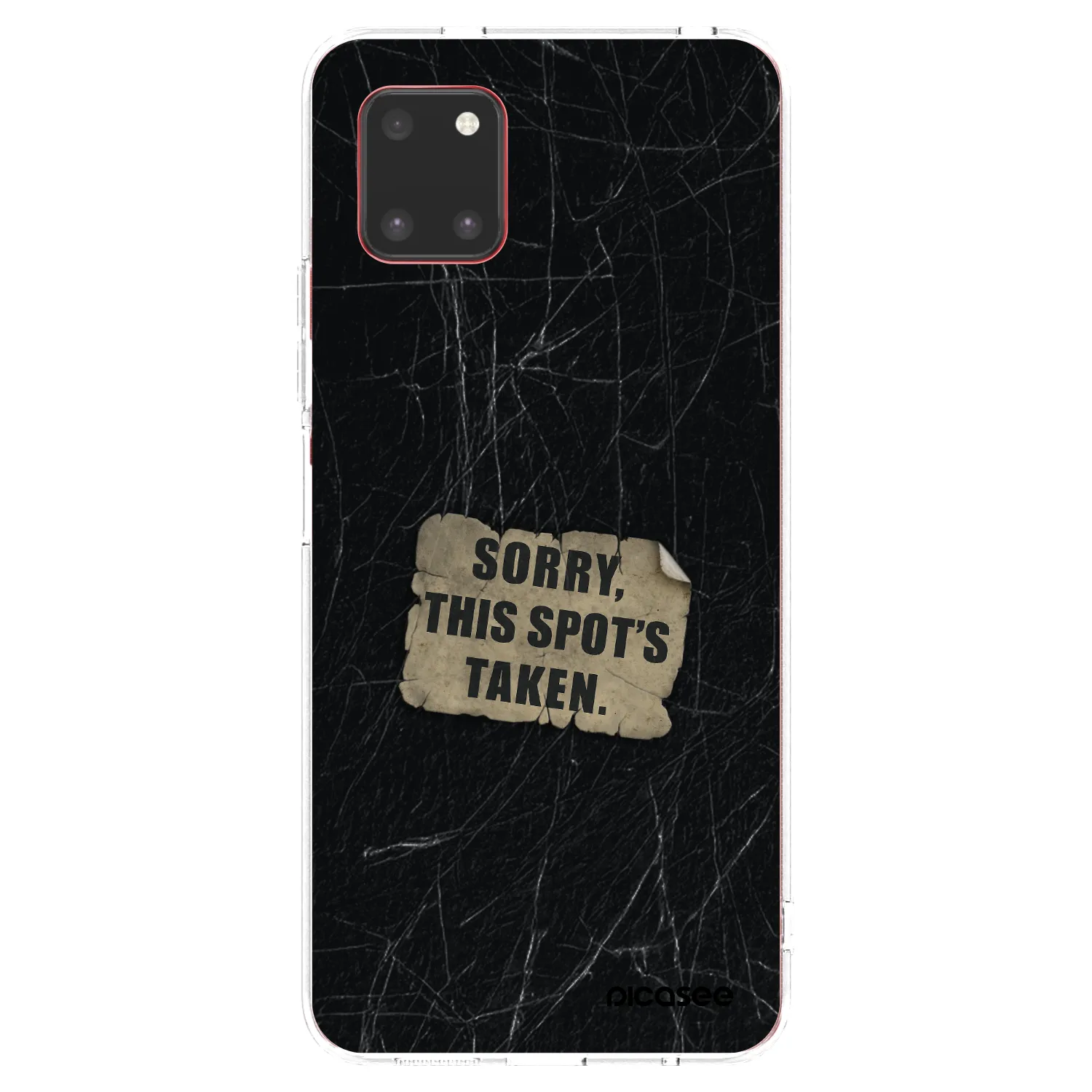 Picasee silikónový prehľadný obal pre Samsung Galaxy Note 10 Lite N770F - SORRY