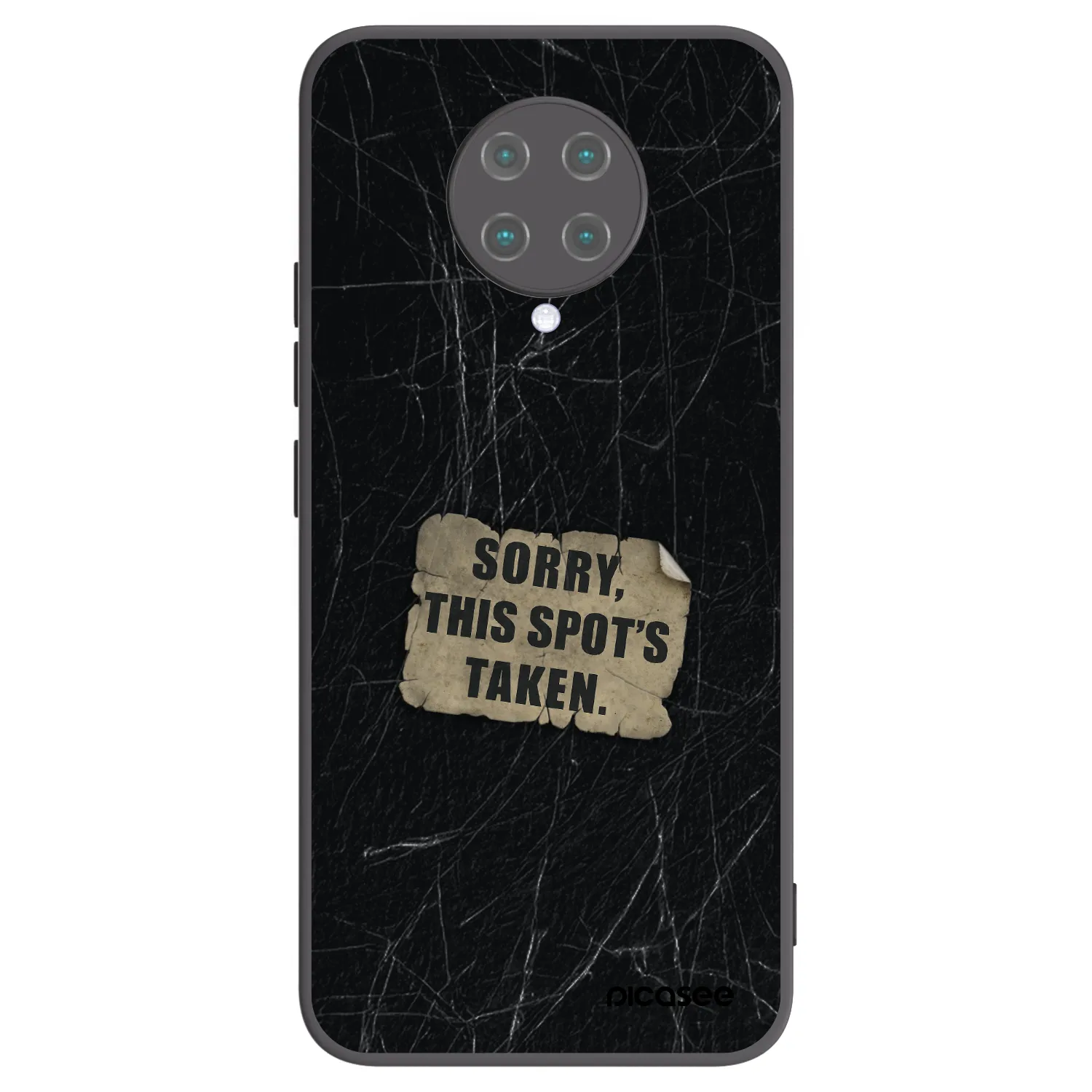 Picasee silikónový čierny obal pre Xiaomi Poco F2 Pro - SORRY