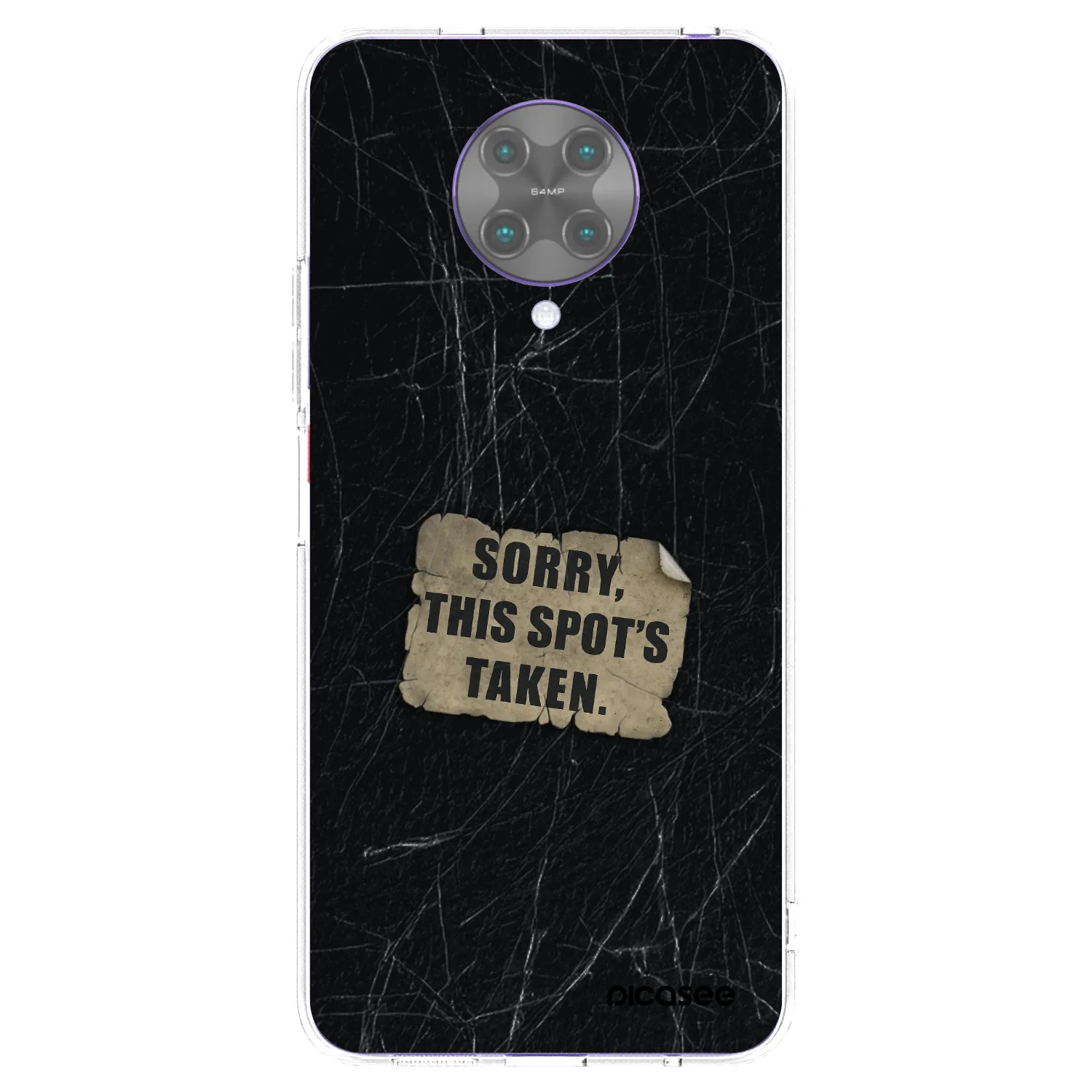 Silikónový prehľadný obal pre Xiaomi Poco F2 Pro - SORRY