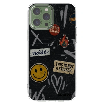 Picasee silikónový prehľadný obal pre Apple iPhone 13 Pro Max - STICKERS x TAGS