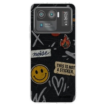 Picasee silikónový prehľadný obal pre Xiaomi Mi 11 Ultra - STICKERS x TAGS