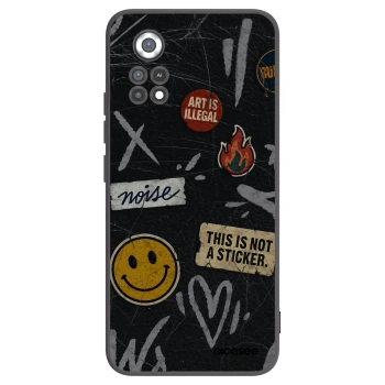 Picasee silikónový čierny obal pre Xiaomi Poco X4 Pro 5G - STICKERS x TAGS