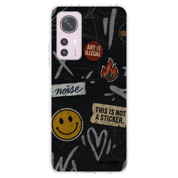 Picasee silikónový prehľadný obal pre Xiaomi 12 - STICKERS x TAGS